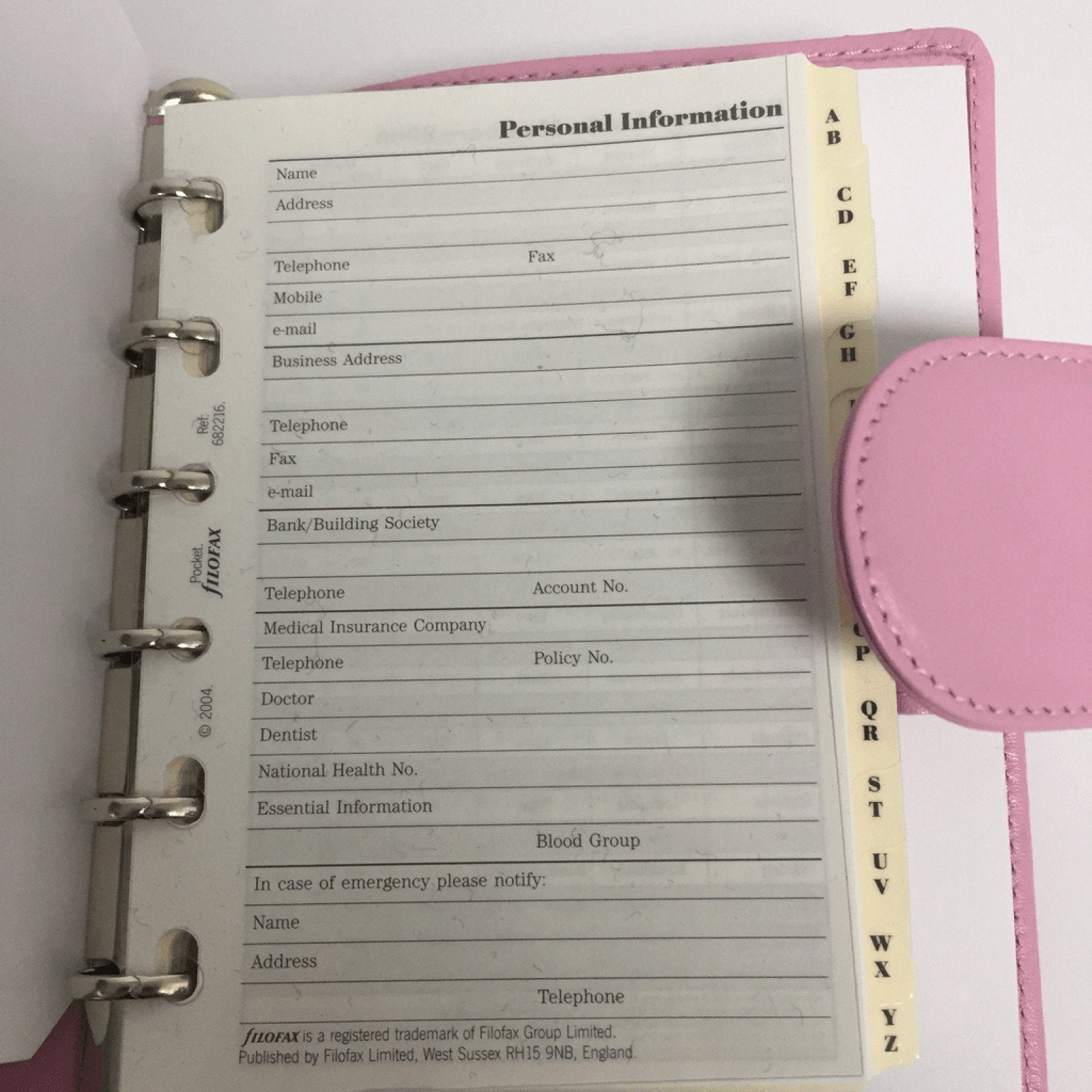 Chanel Pink Cambon Agenda Notebook