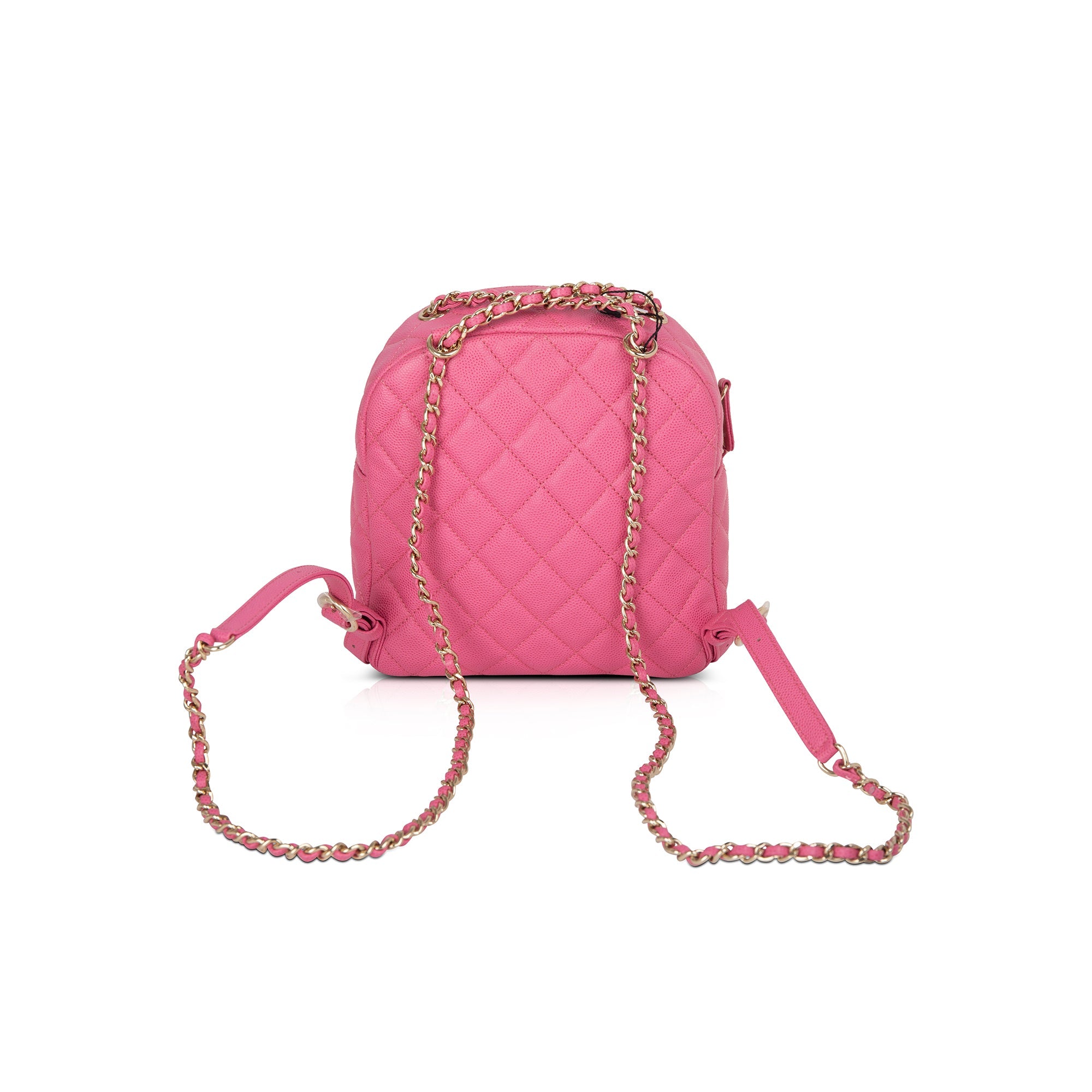 Chanel Pink Caviar CC Day Mini Backpack w/ Authenticity Card