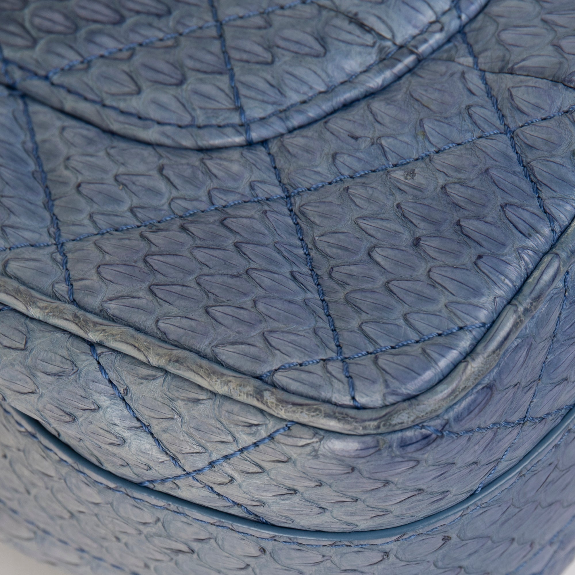 Chanel Python Easy Carry Medium Flap Bag