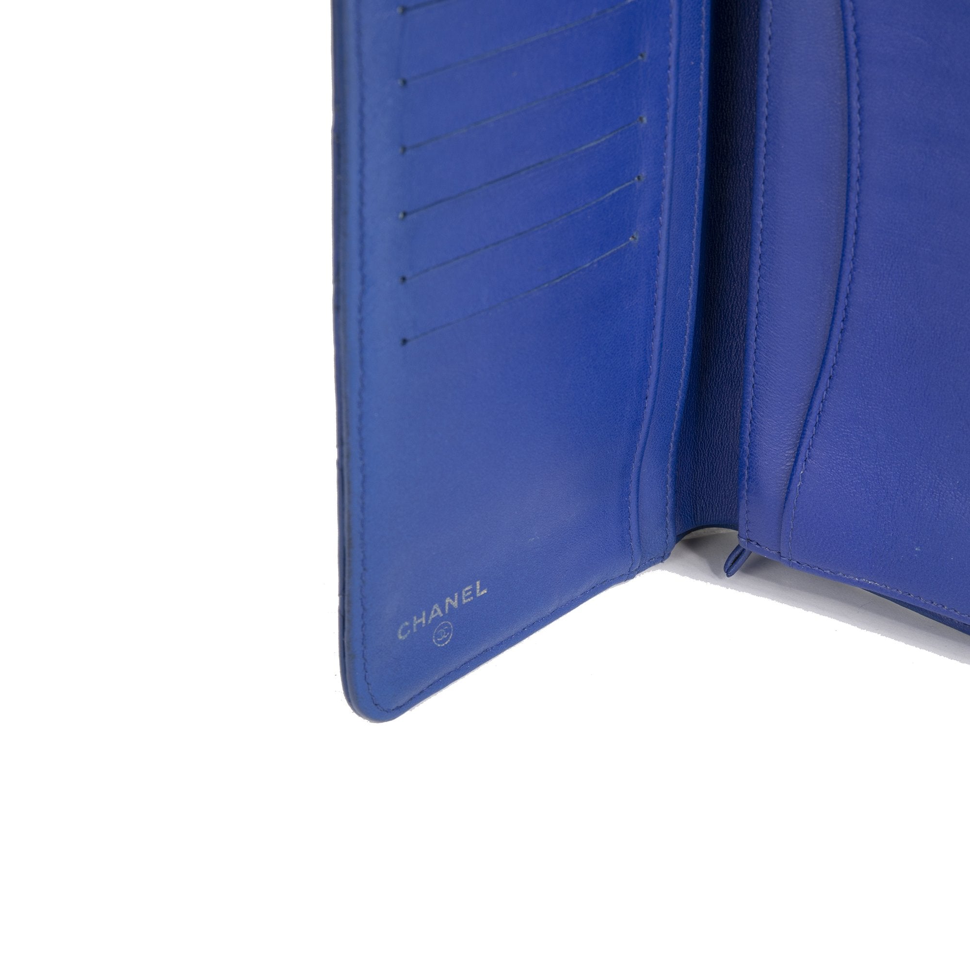 Chanel Quilted Leather Yen Bifold Wallet