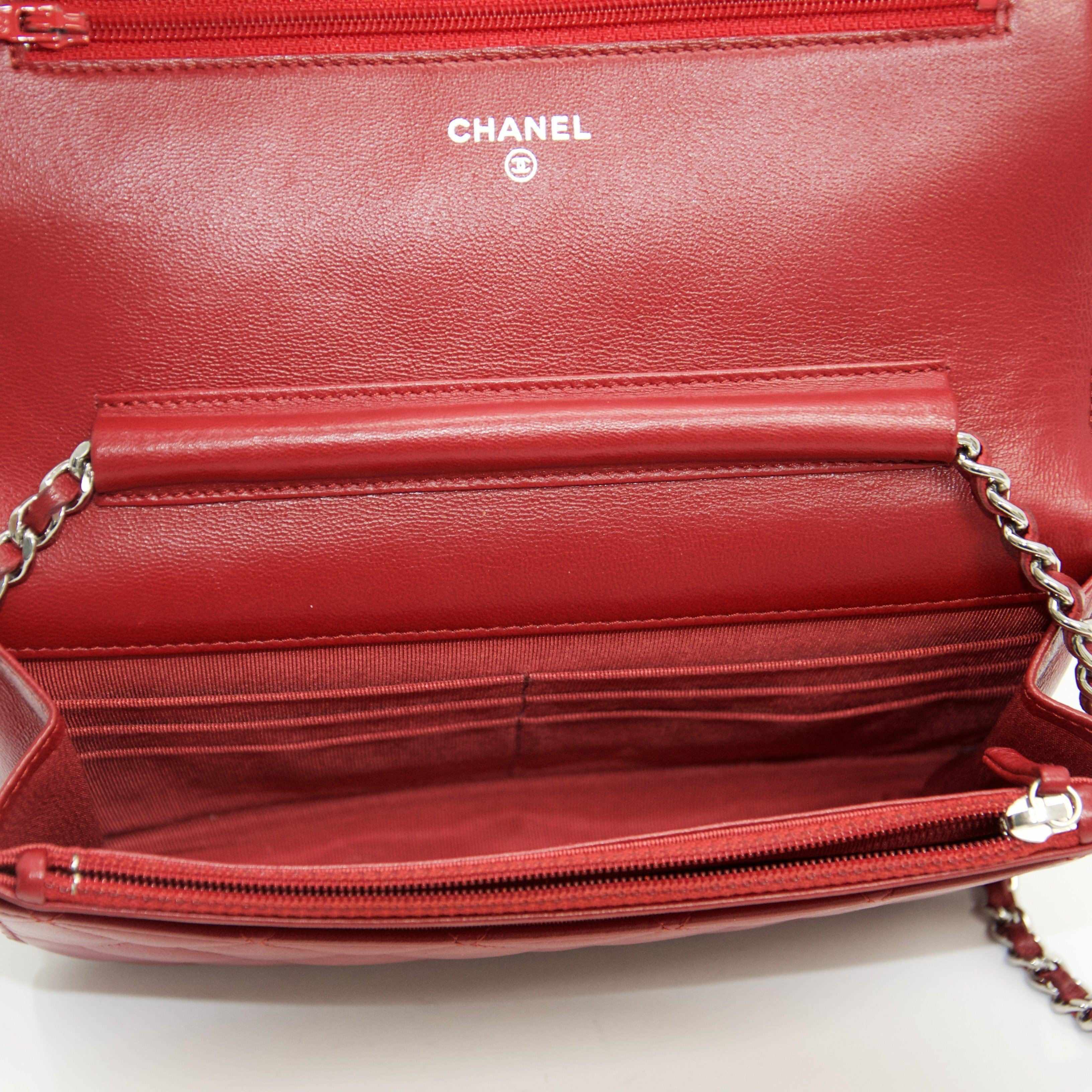 Chanel Quilted Wallet on Chain