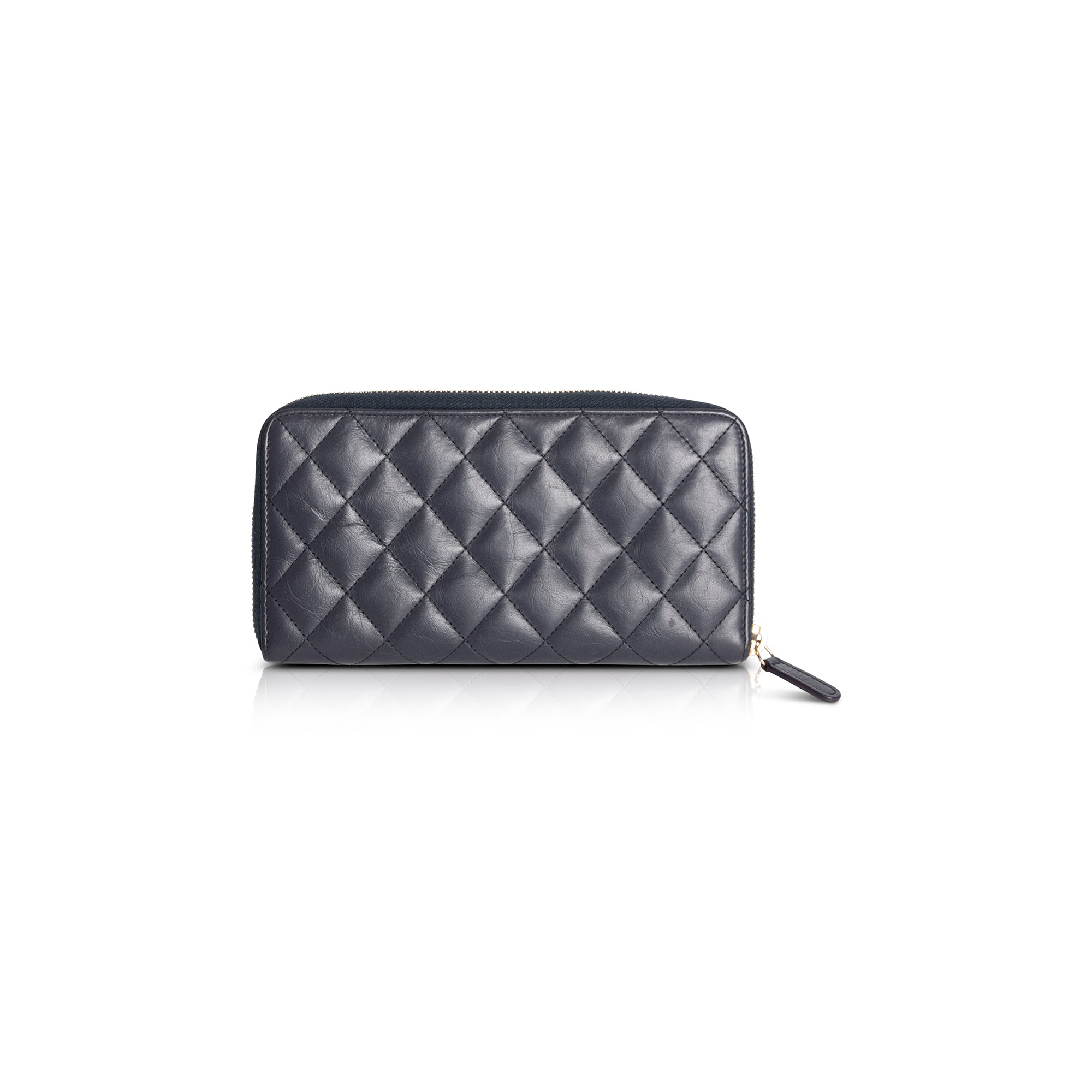 Chanel Reissue Leather Zip Wallet