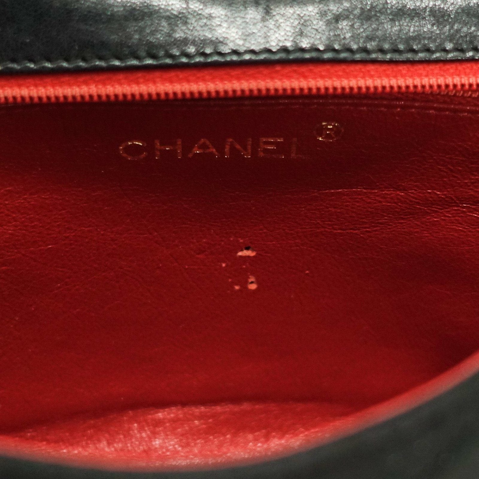 Chanel Satin Black and Gold Tassel Evening Bag