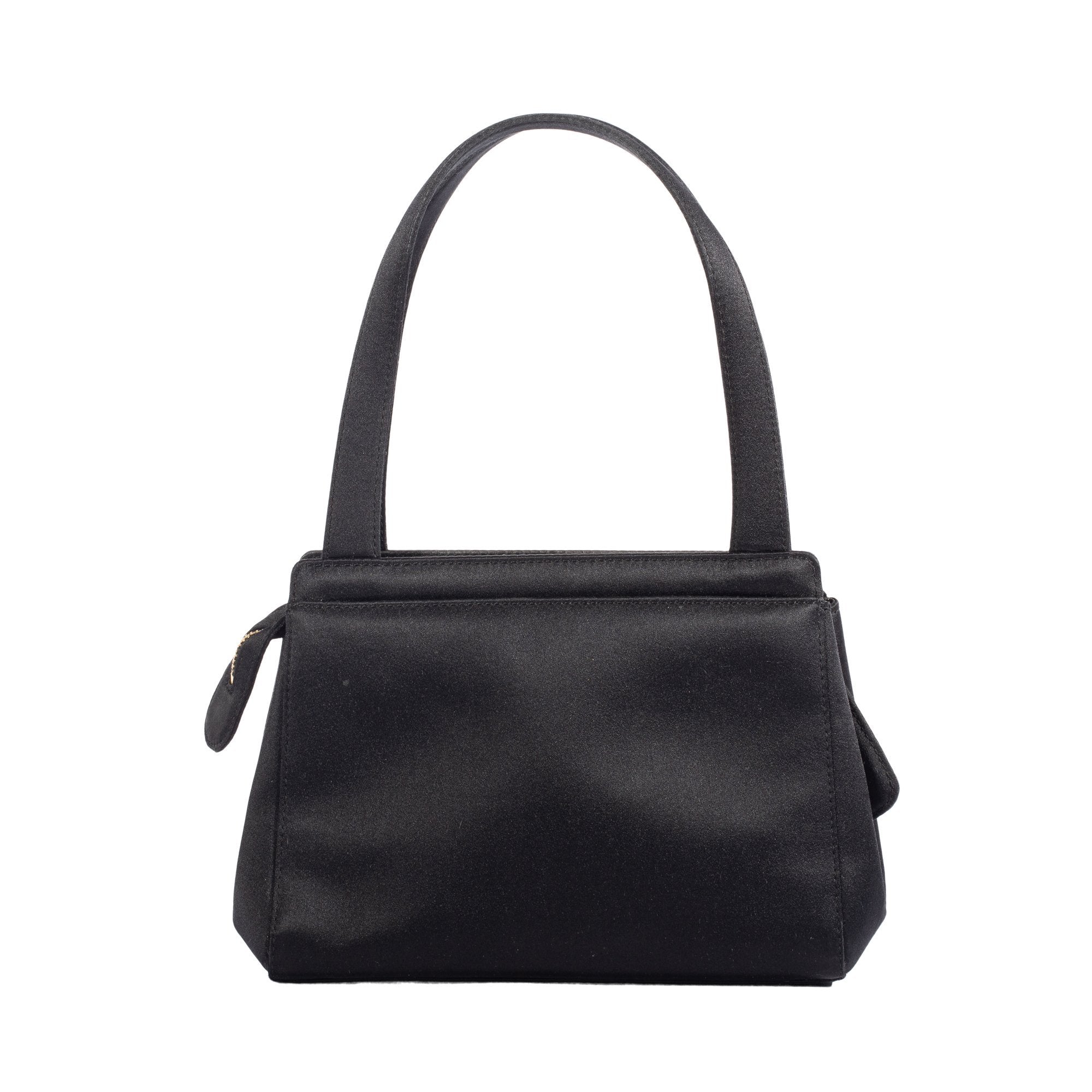 Chanel Satin Camellia Evening Bag