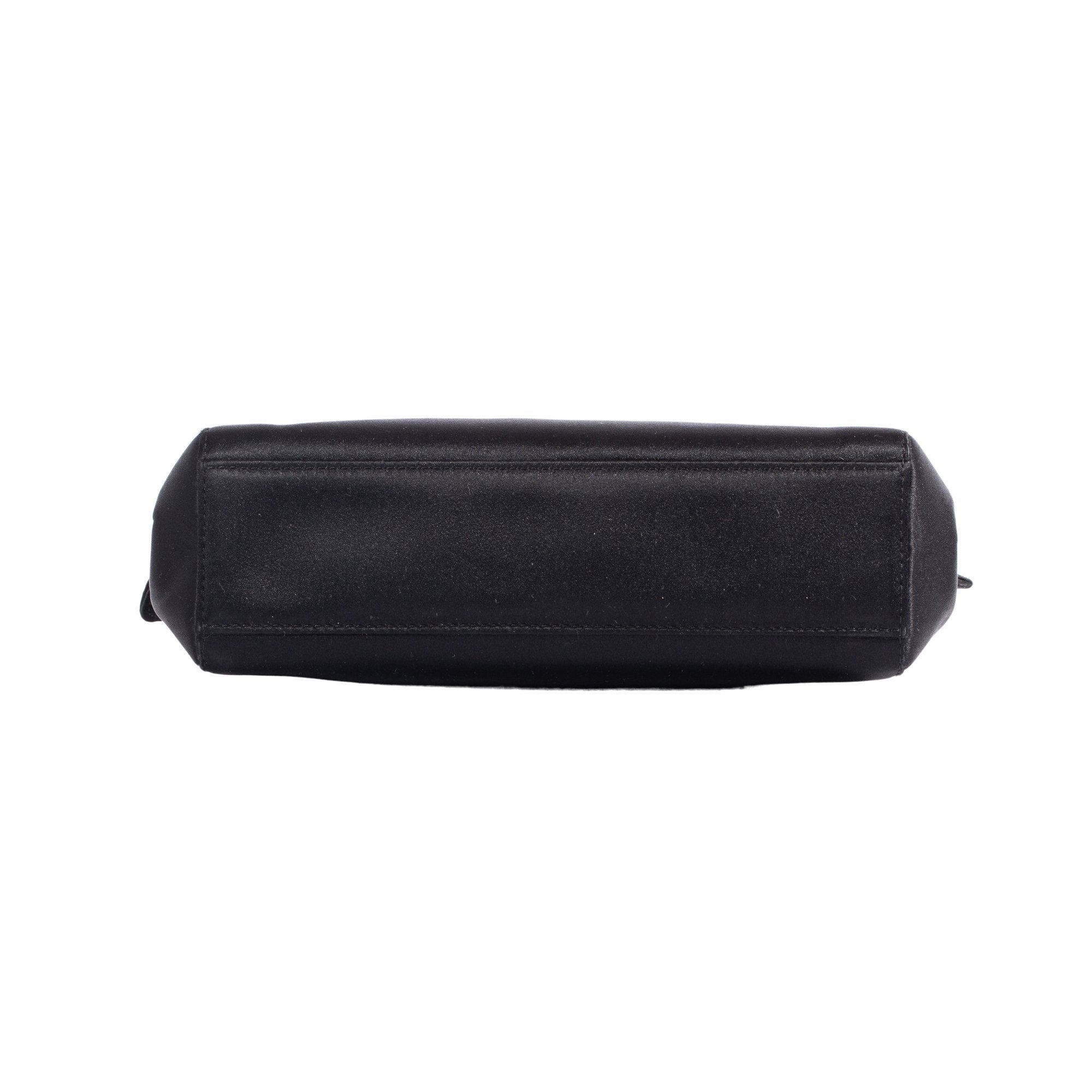 Chanel Satin Camellia Evening Bag