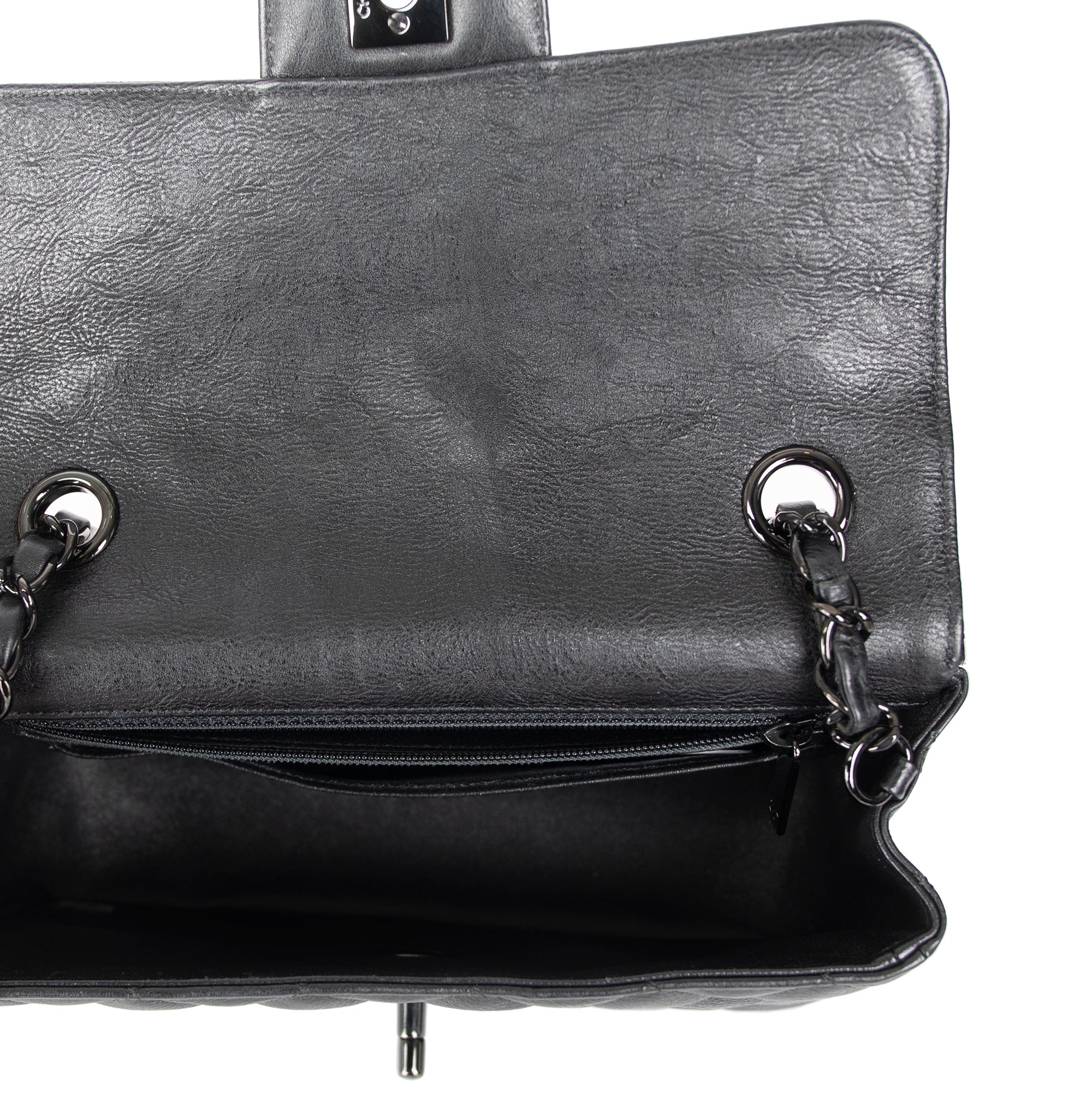 Chanel So Black Classic Mini Rectangular Flap Bag w/ Box & Authenticity Card