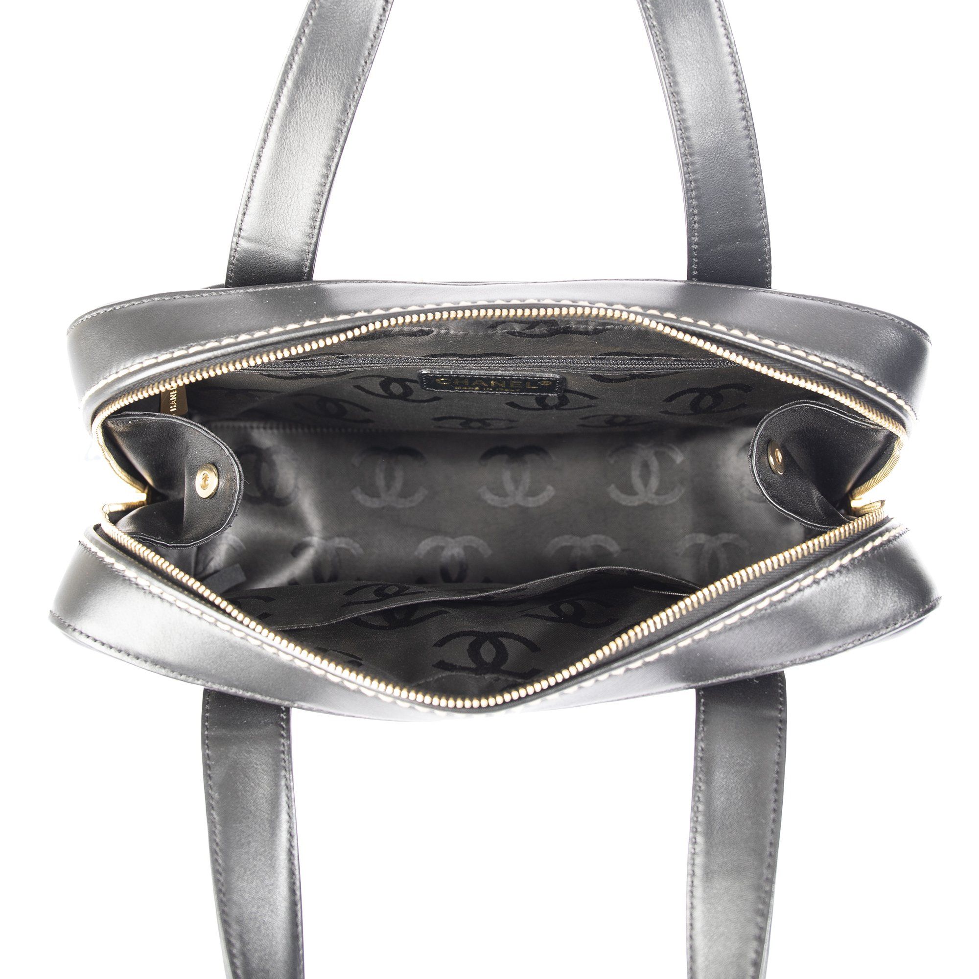 Chanel Surpique Bowler Bag