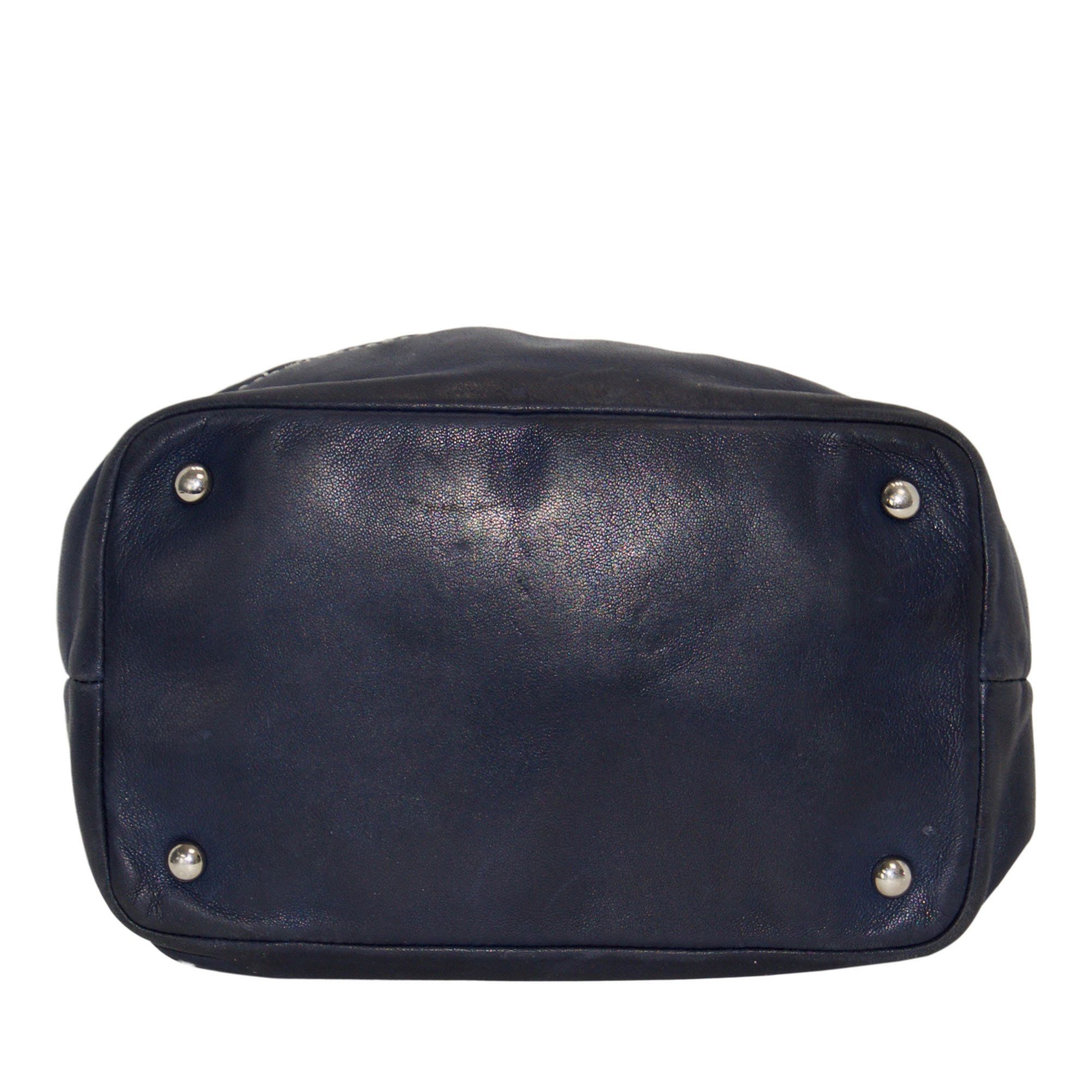 Chanel Surpique Drawstring Bucket Bag