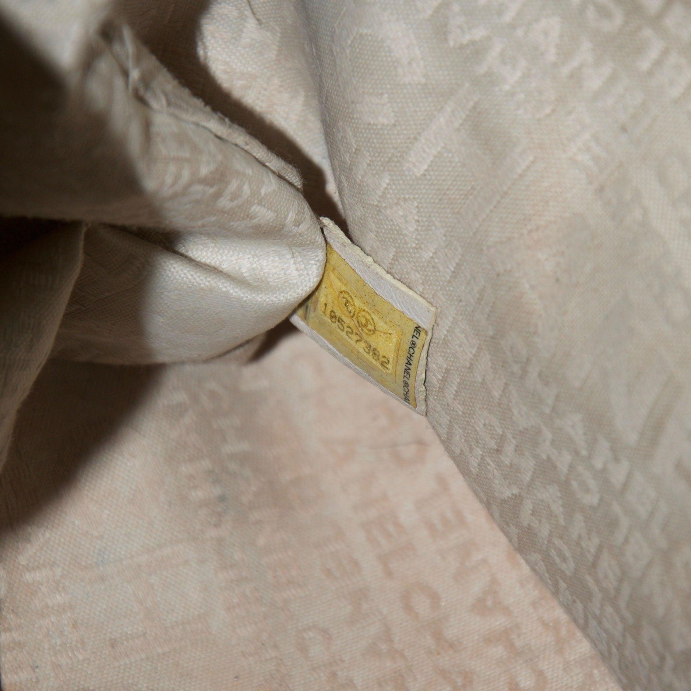 Chanel Surpique Drawstring Bucket Bag