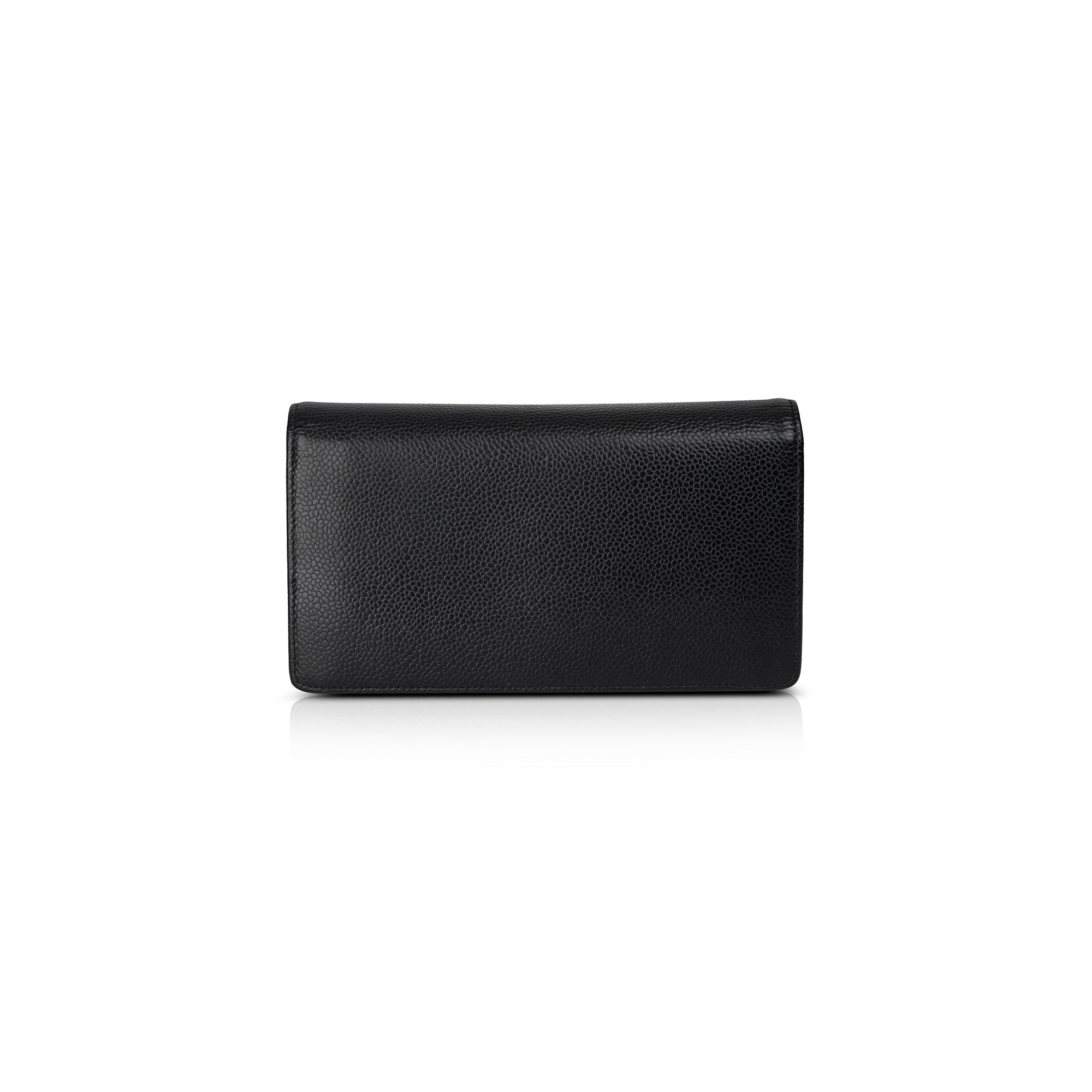 Chanel Timeless Interlocking CC Logo Continental Wallet