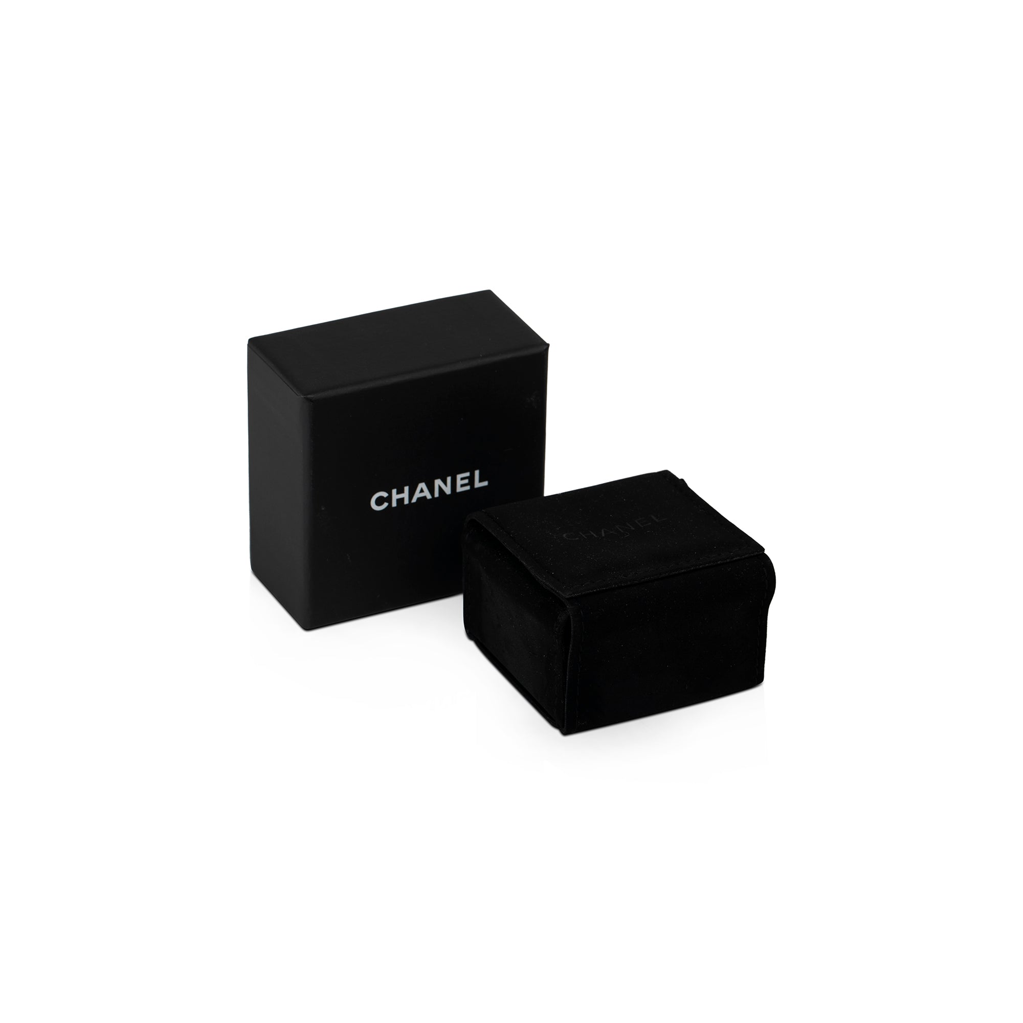 Chanel Twist CC Logo Ring w/ Box