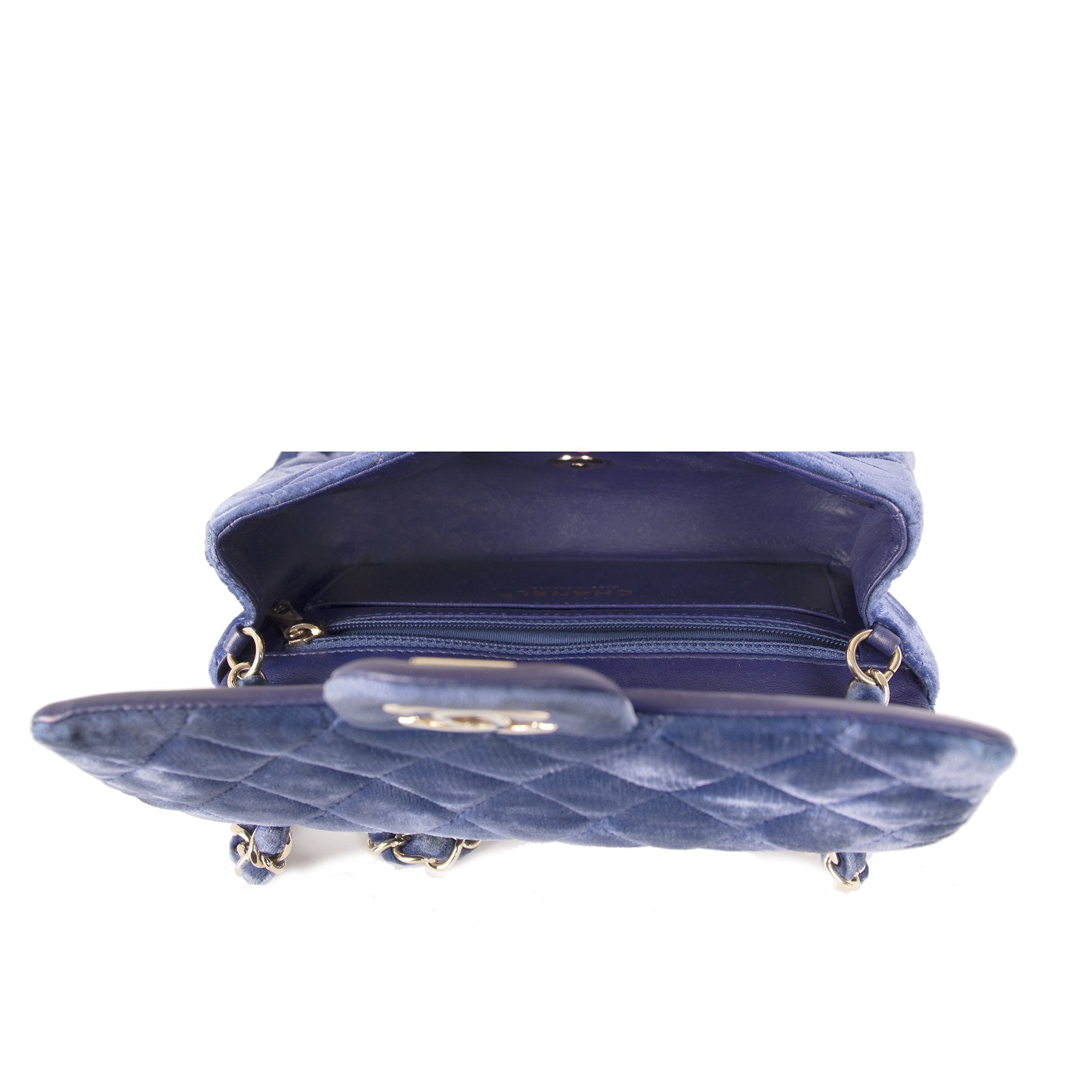 Chanel Velvet Mini Flap Bag
