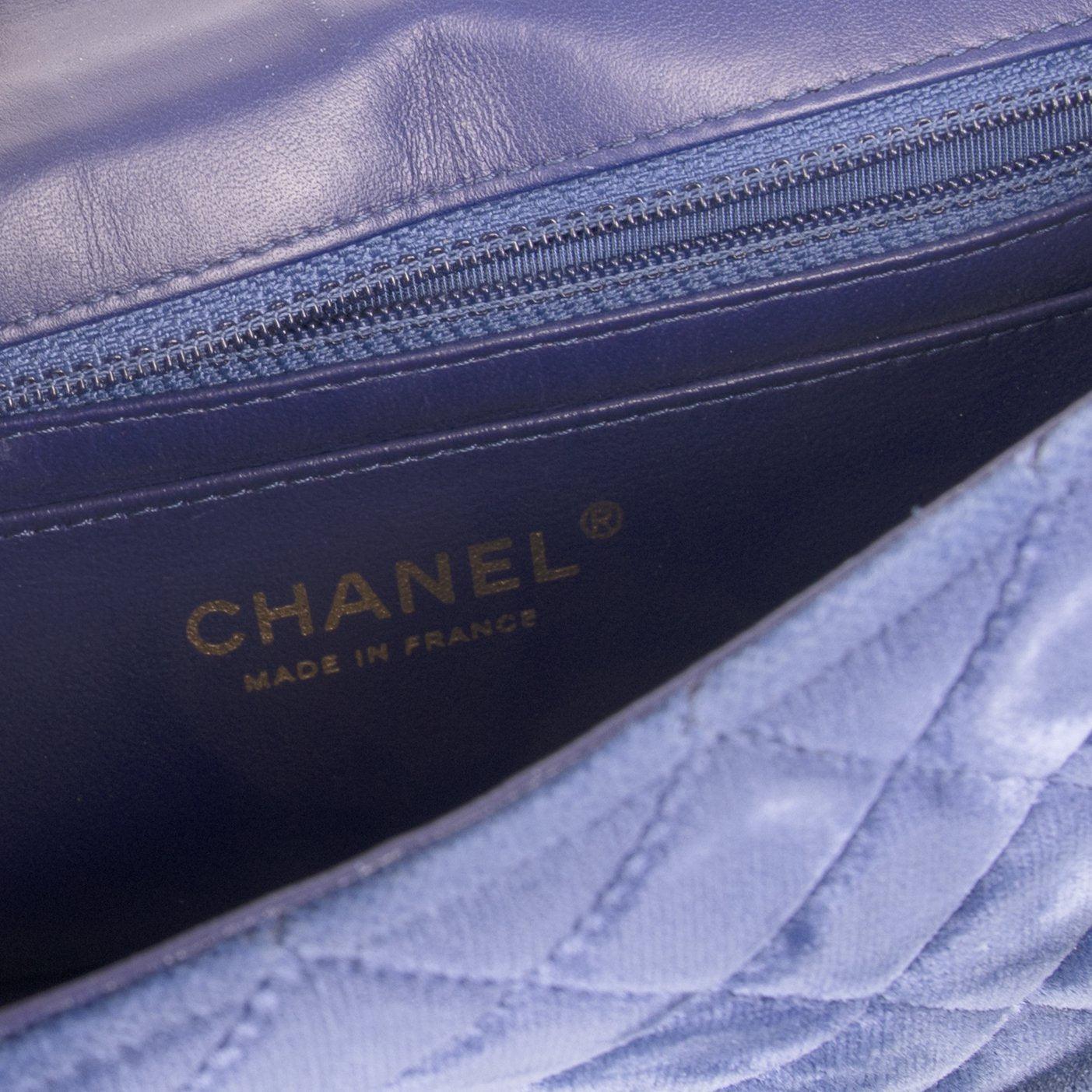 Chanel Velvet Mini Flap Bag