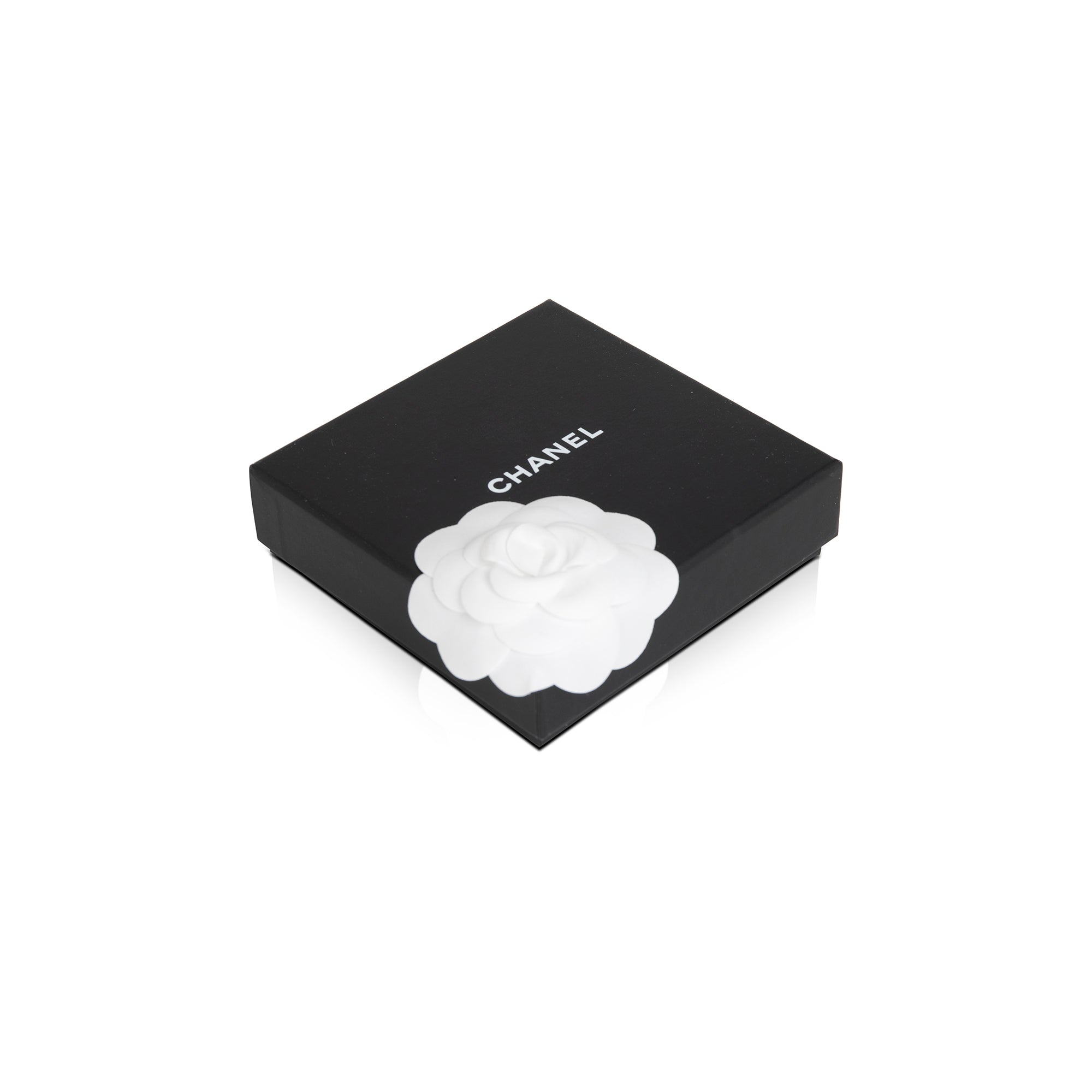 Chanel Vintage 1995 Strass CC Logo Chain-Link & Leather Belt w/ Box