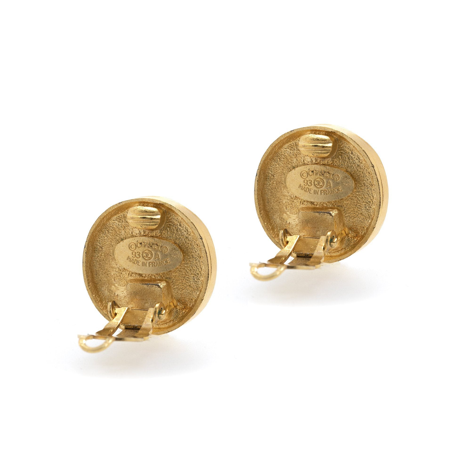 Chanel Vintage CC Clip-On Earrings