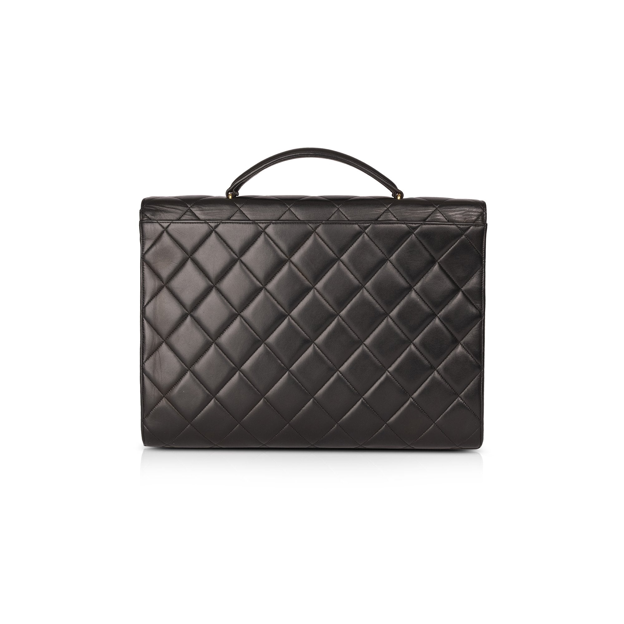 Chanel Vintage Lambskin CC Briefcase
