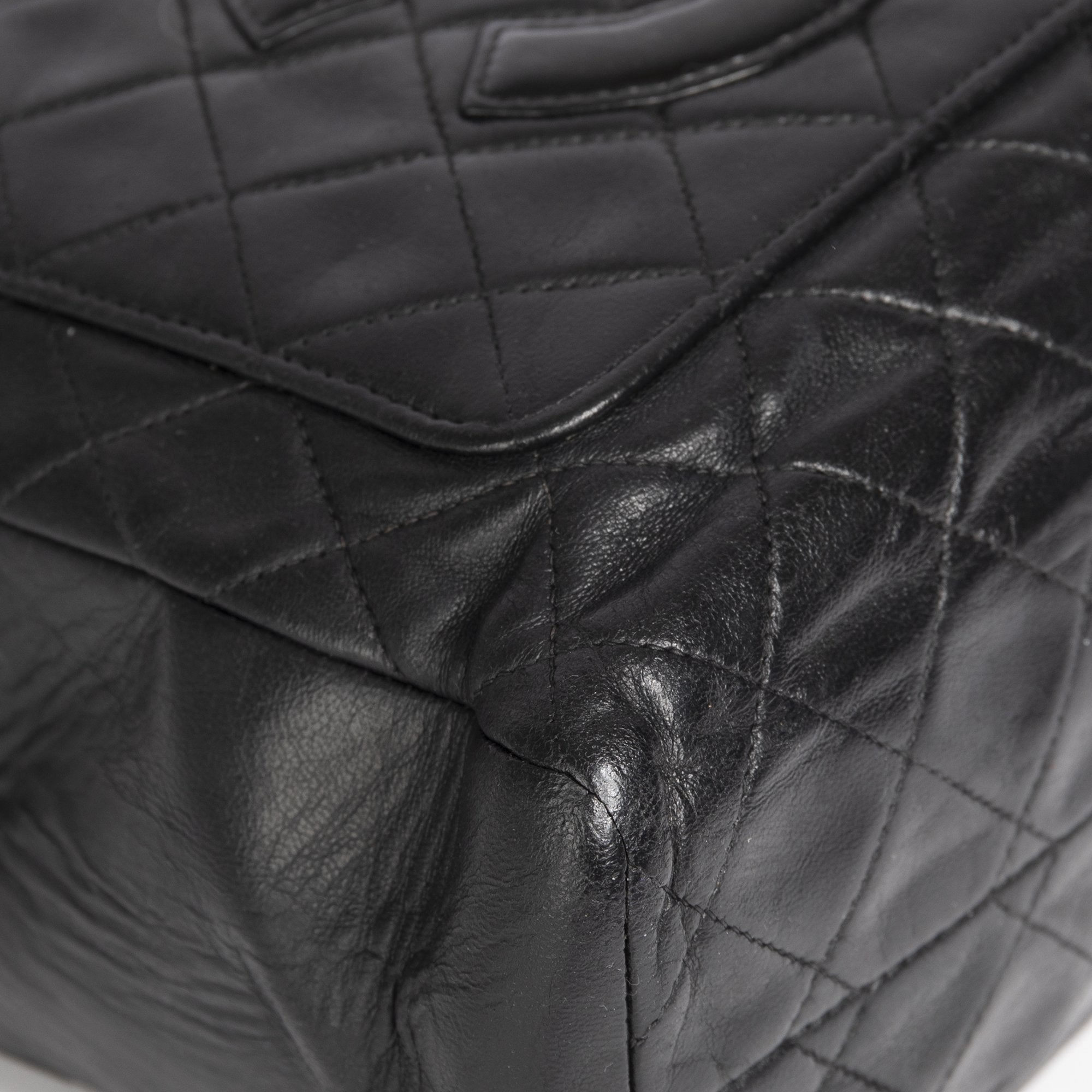 Chanel Vintage Quilted CC Tote