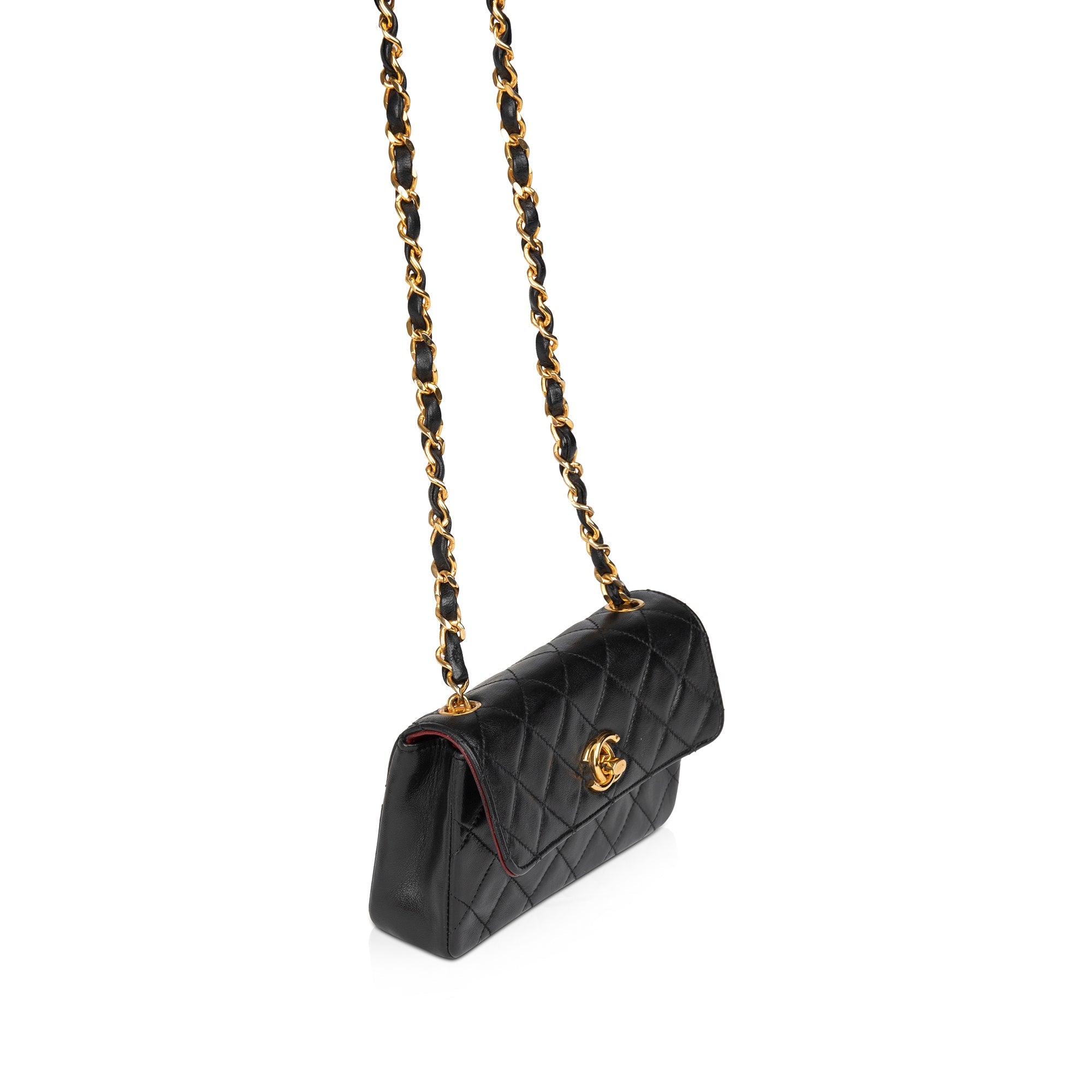 Chanel Vintage Quilted Extra Mini Flap Bag