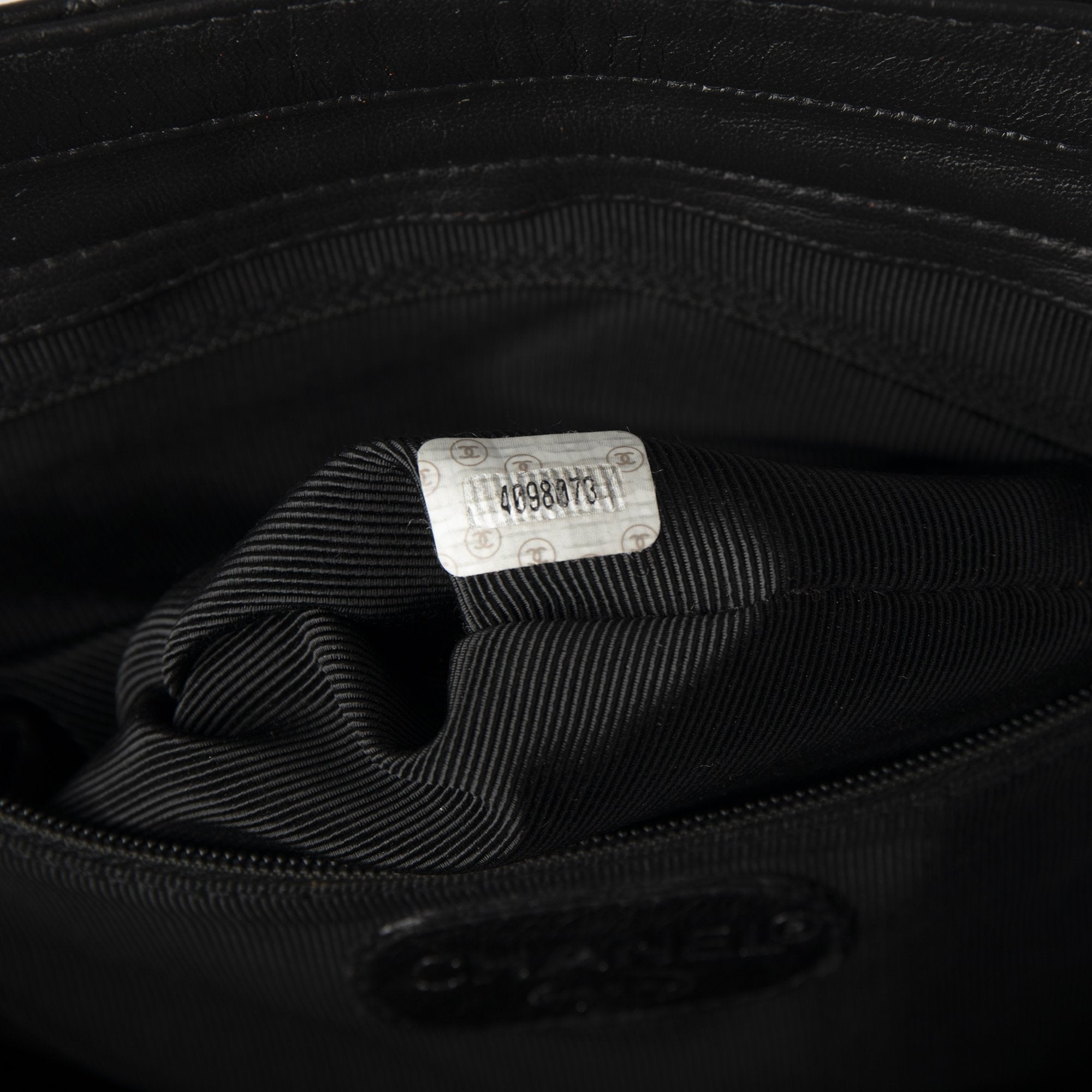 Chanel Vintage Quilted Leather CC Tote