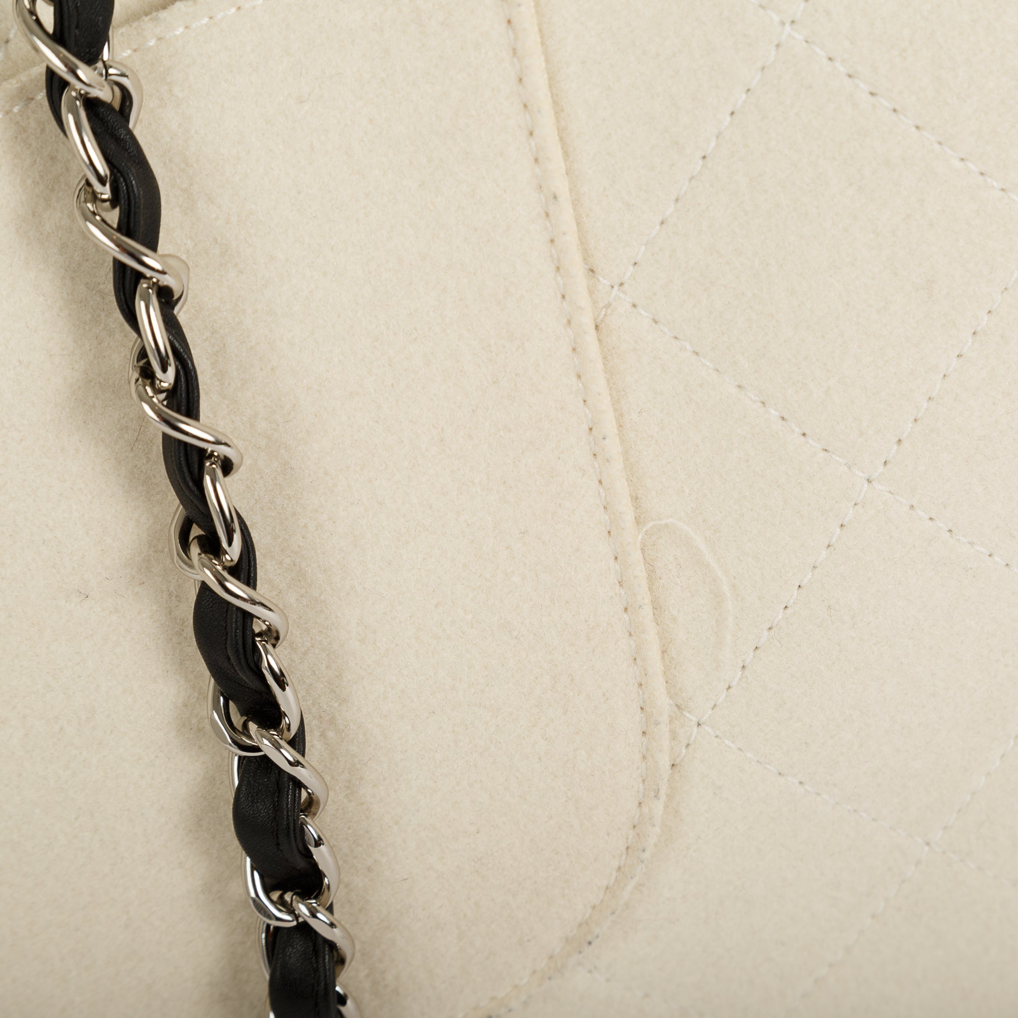 Chanel Wool Felt Large Deauville Tote