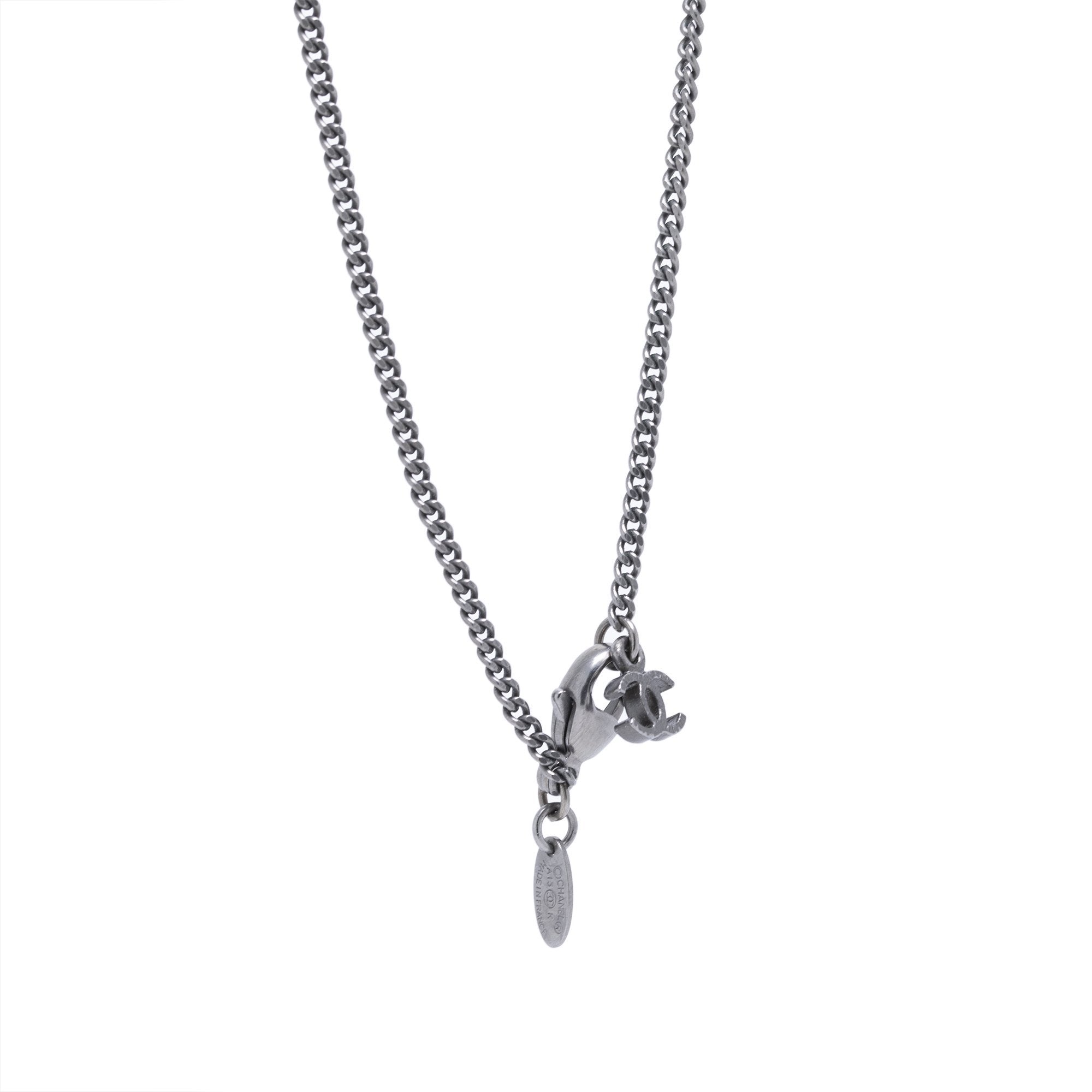 Chanel World Map CC Pendant Necklace