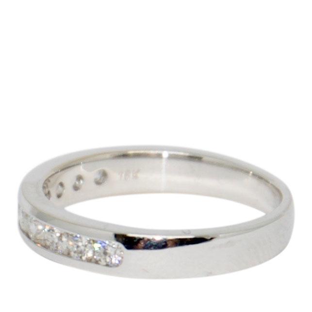Channel-Set Diamond Wedding Band Ring