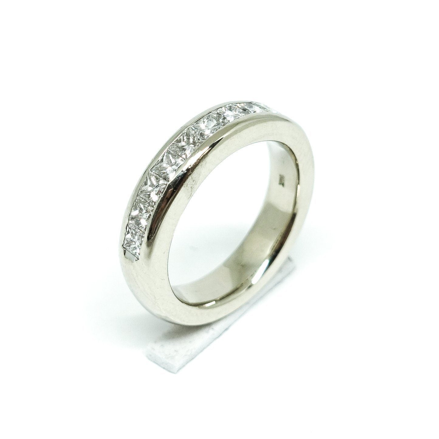 Channel-Set Princess Cut Diamond Band