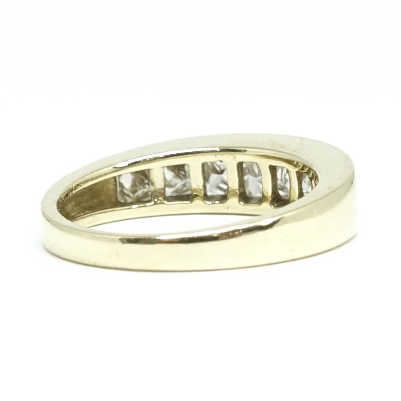 Channel-Set Princess Cut Diamond Band