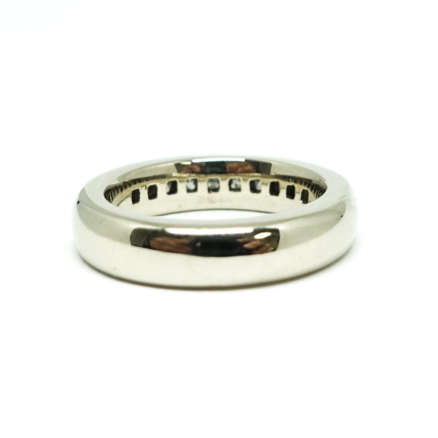 Channel-Set Princess Cut Diamond Band