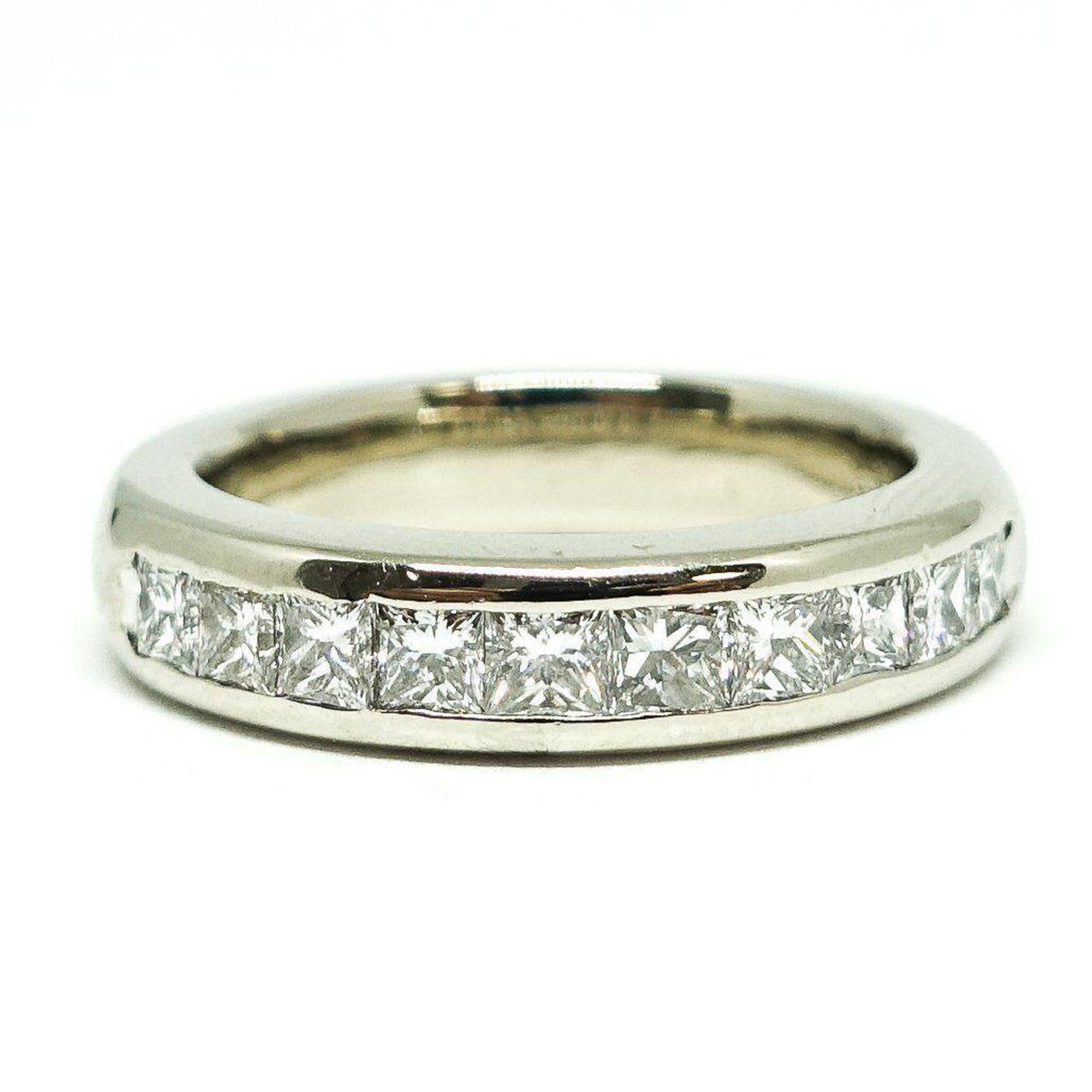 Channel-Set Princess Cut Diamond Band