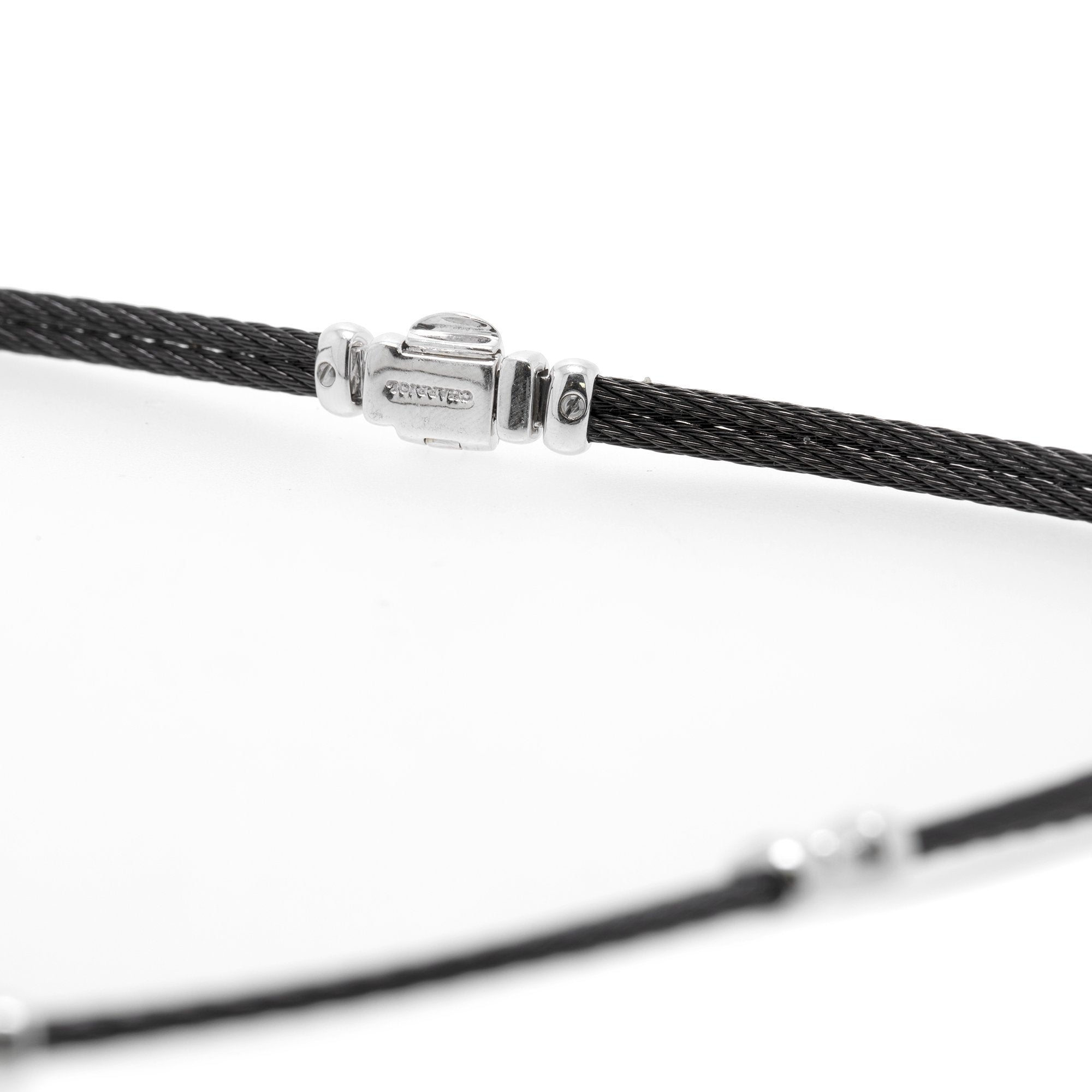 Charriol Diamond Celtic Noir Pendant Necklace
