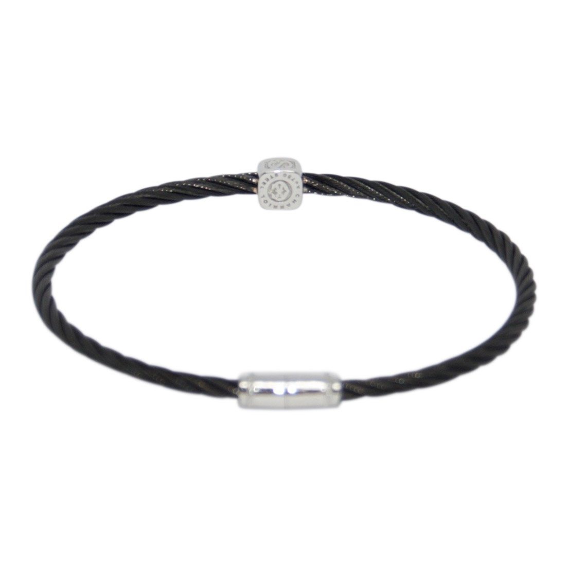 Charriol Diamond Station Cable Bracelet