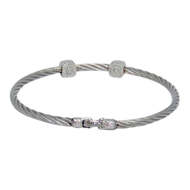 Charriol Diamond Two Station Cable Bracelet