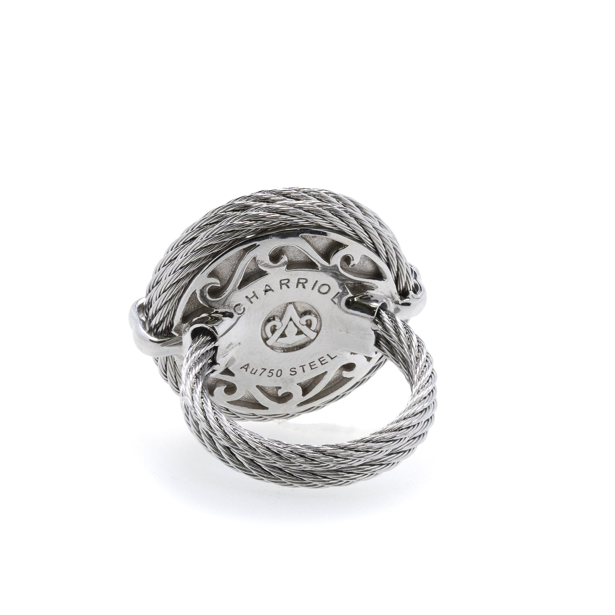 Charriol Sapphire and Diamond Classique Ring