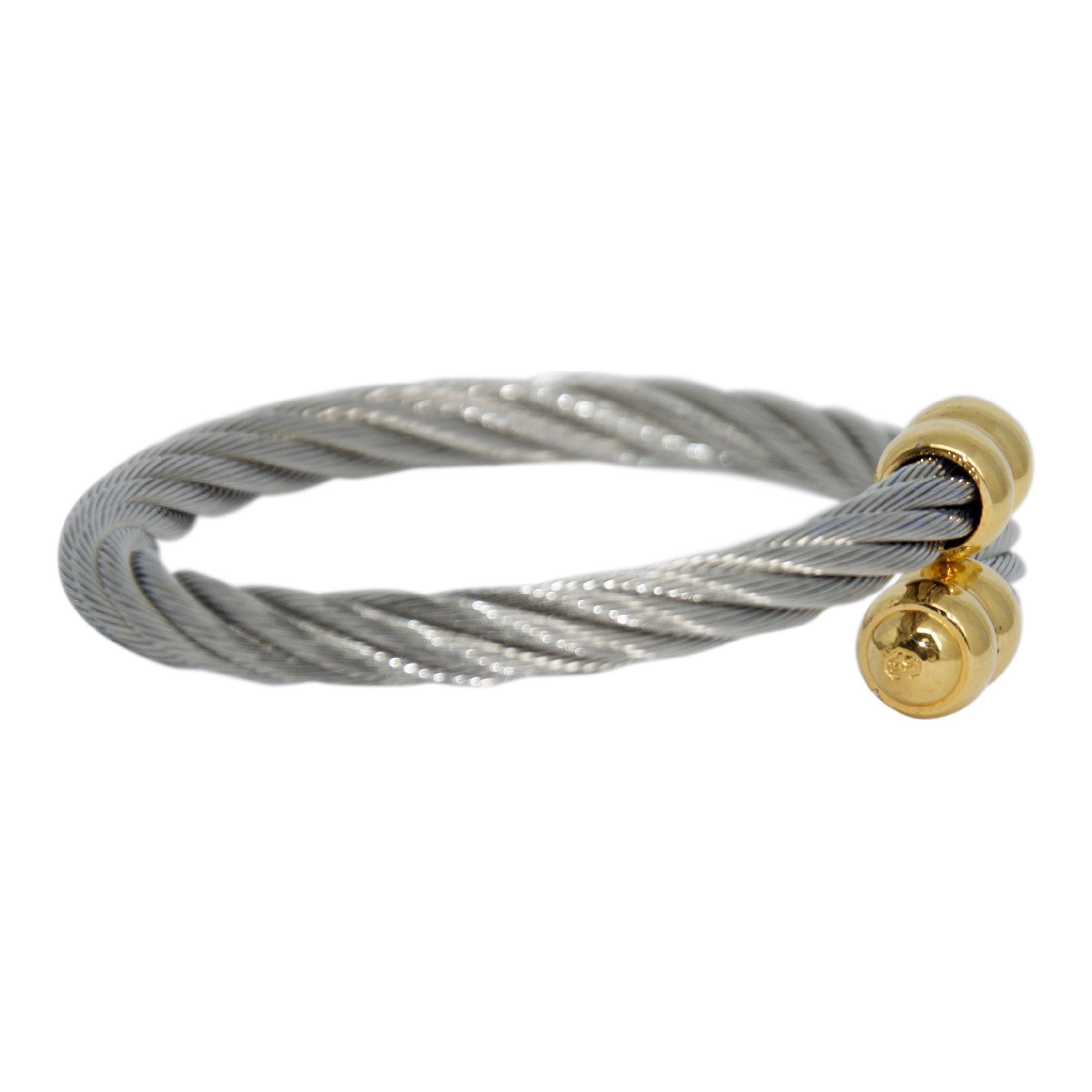 Charriol Two-Tone Celtic Cable Bracelet