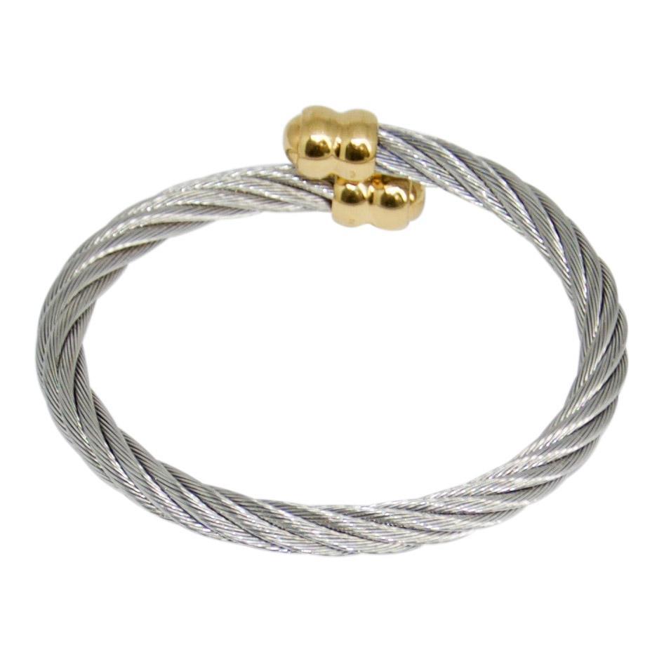 Charriol Two-Tone Celtic Cable Bracelet