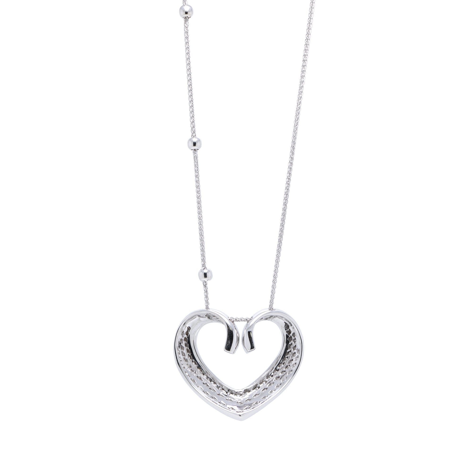 Chimento Diamond Heart Pendant Necklace w/ Box
