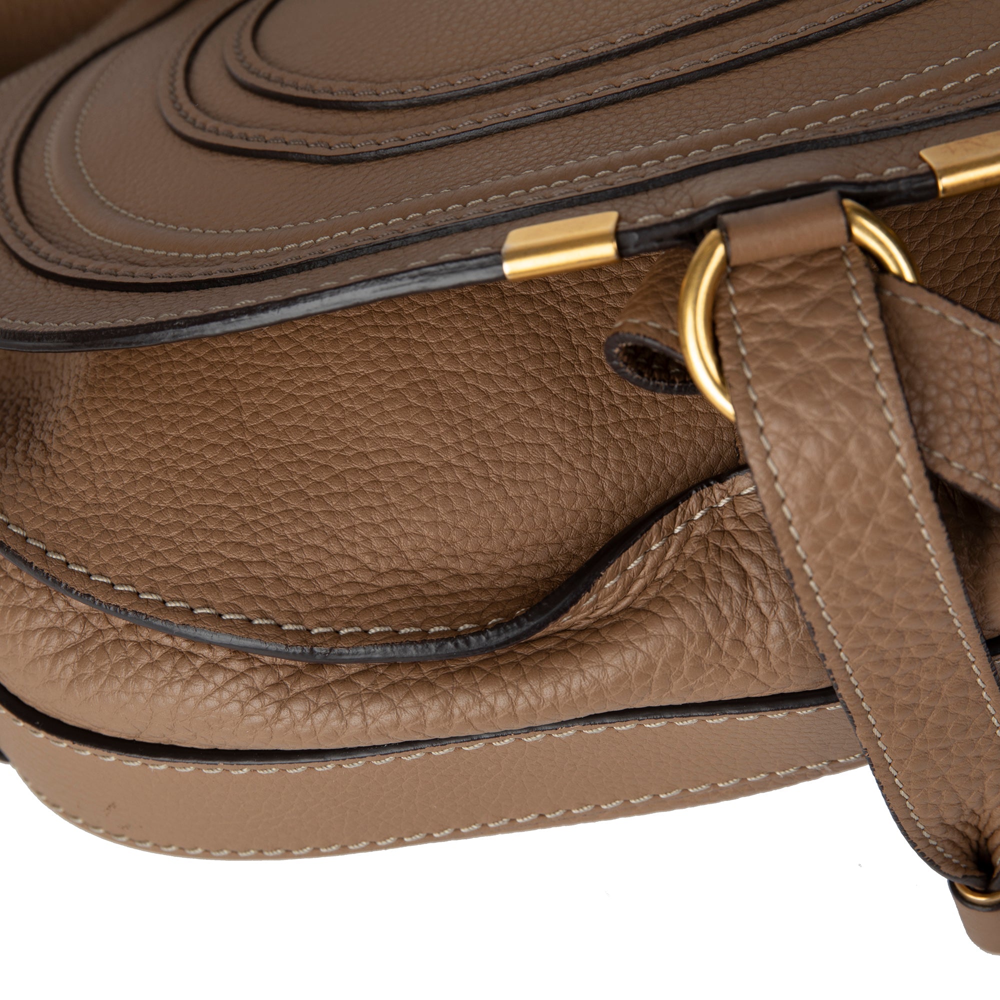 Chloe Medium Leather Marcie Crossbody Bag