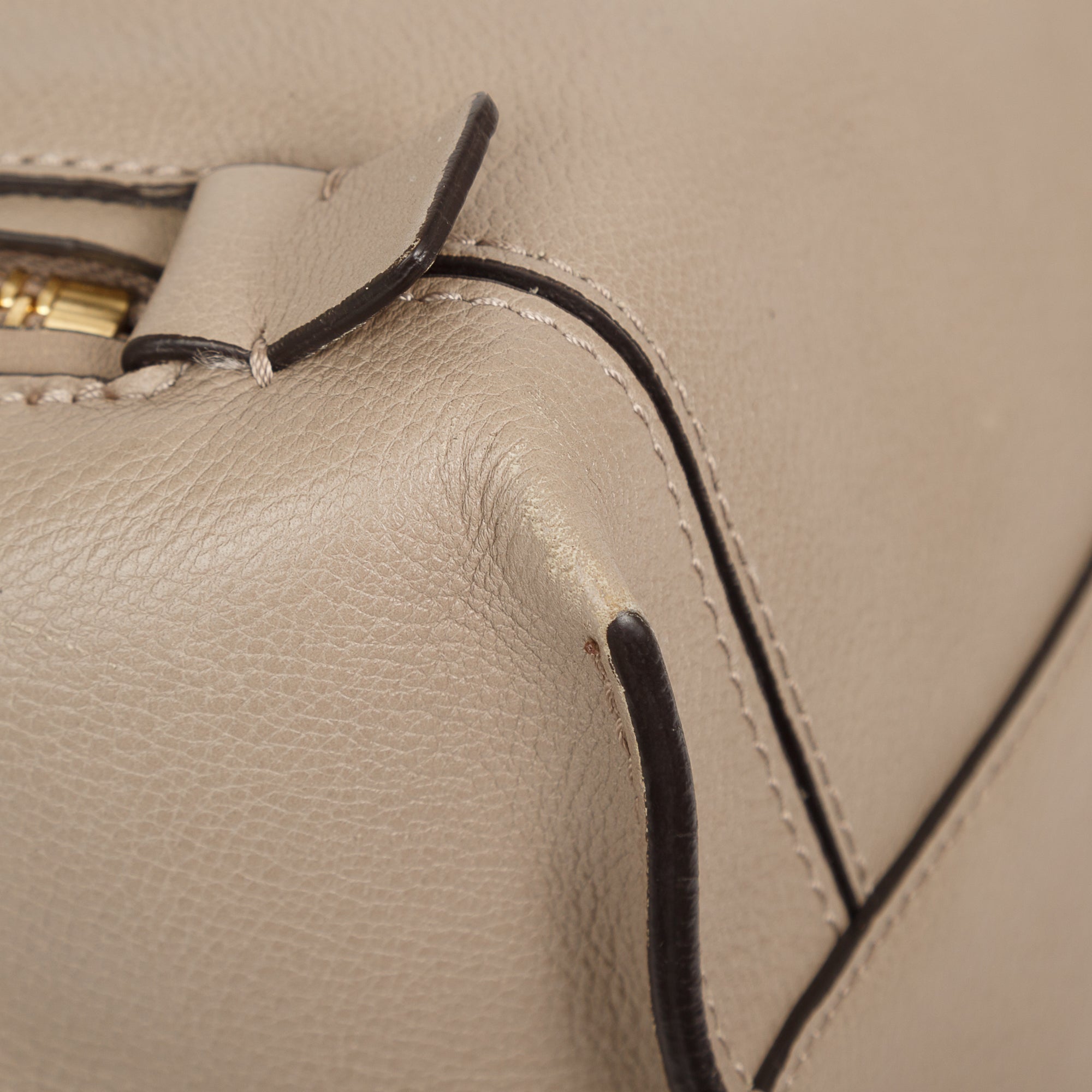 Chloe Medium Milo Leather Shopping Tote