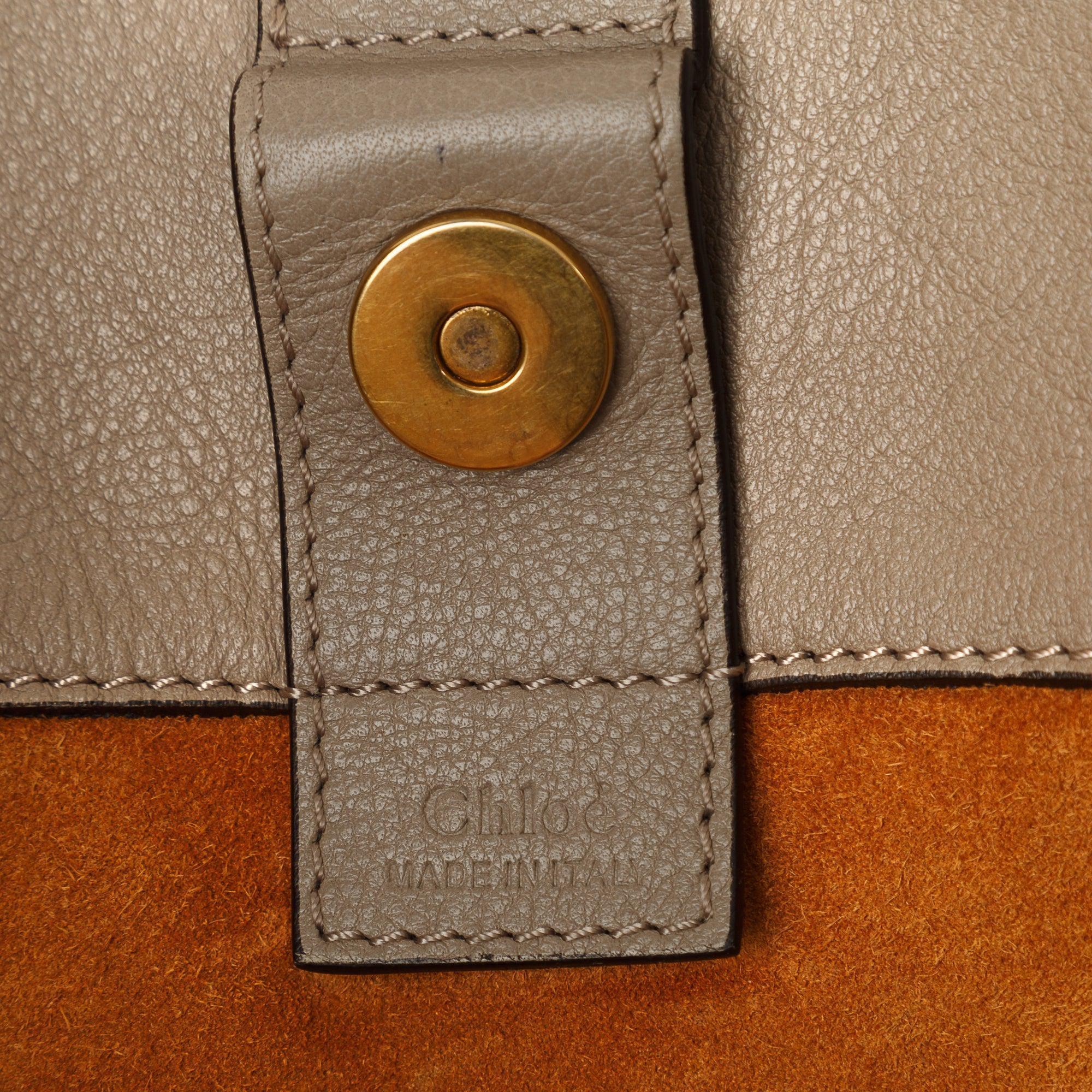 Chloe Medium Milo Leather Shopping Tote