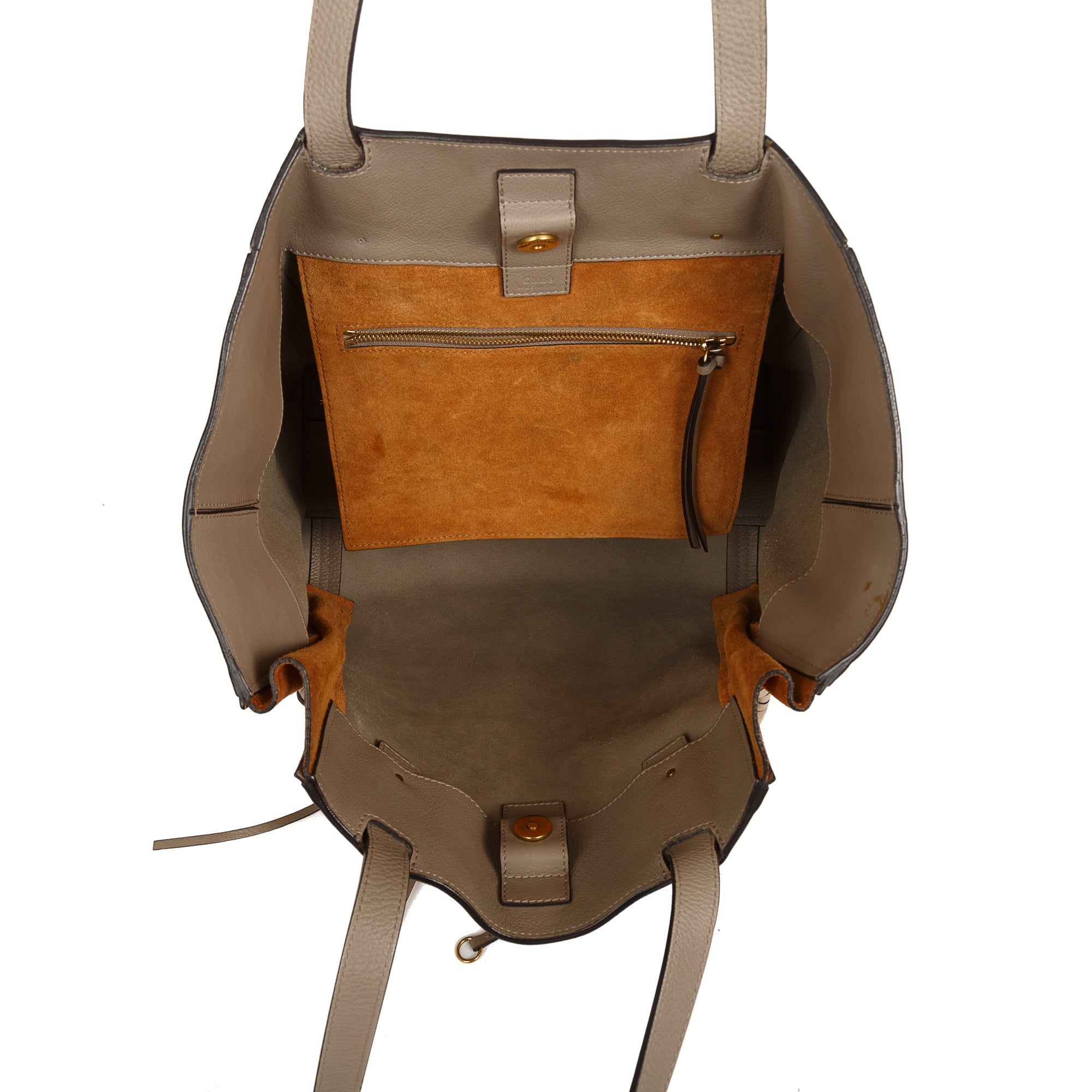 Chloe Medium Milo Leather Shopping Tote