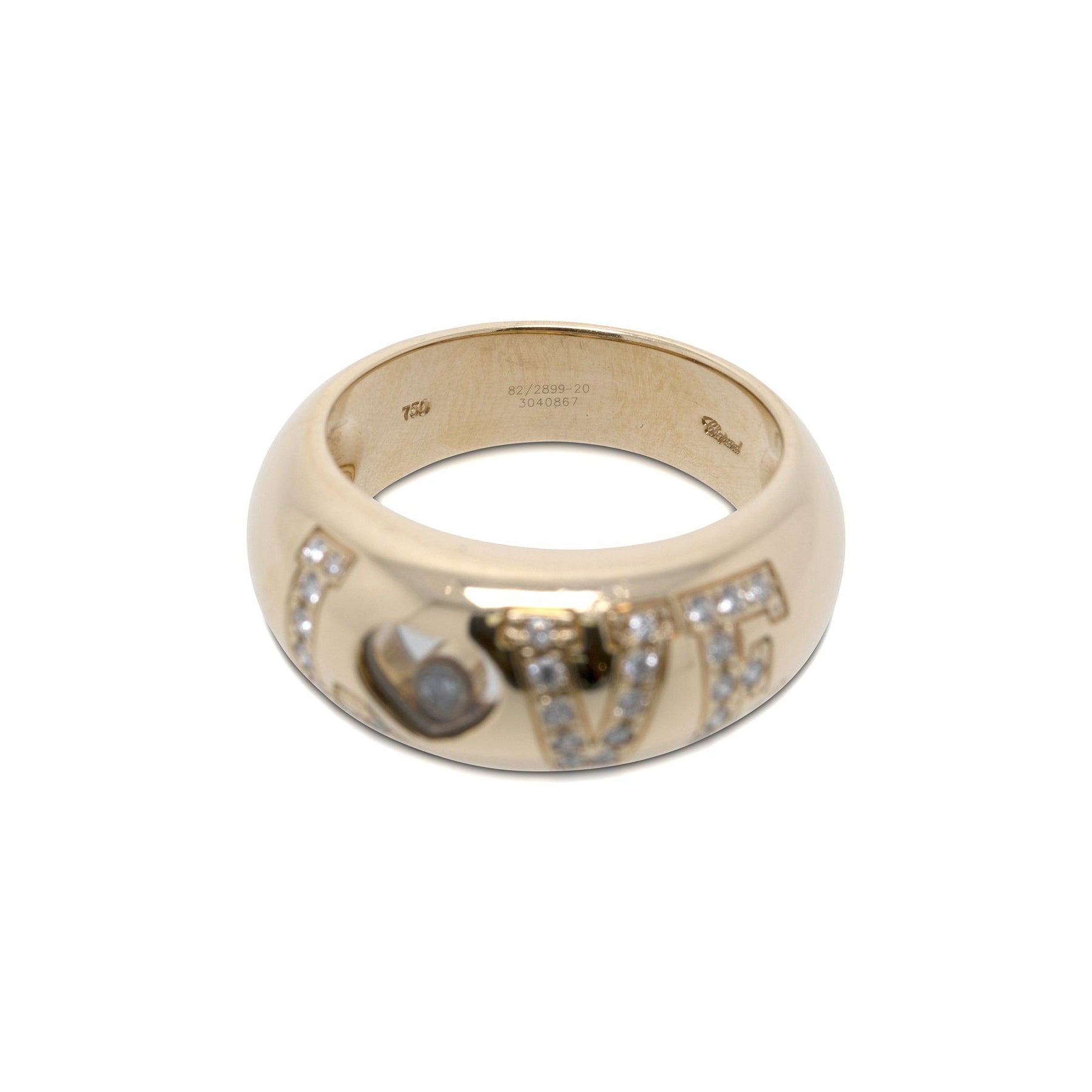 Chopard 18k Gold Diamond Love Ring
