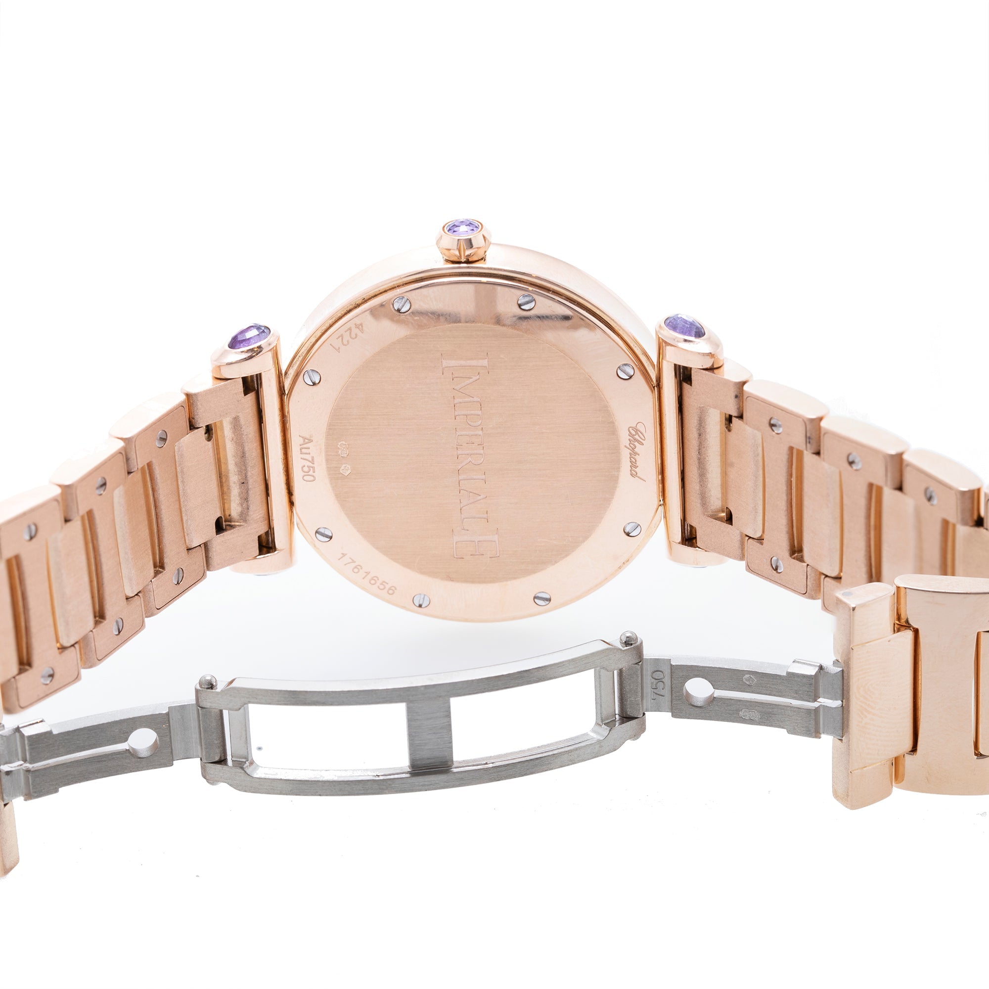 Chopard 18k Rose Gold & Diamond Imperiale Watch w/ Box & Papers