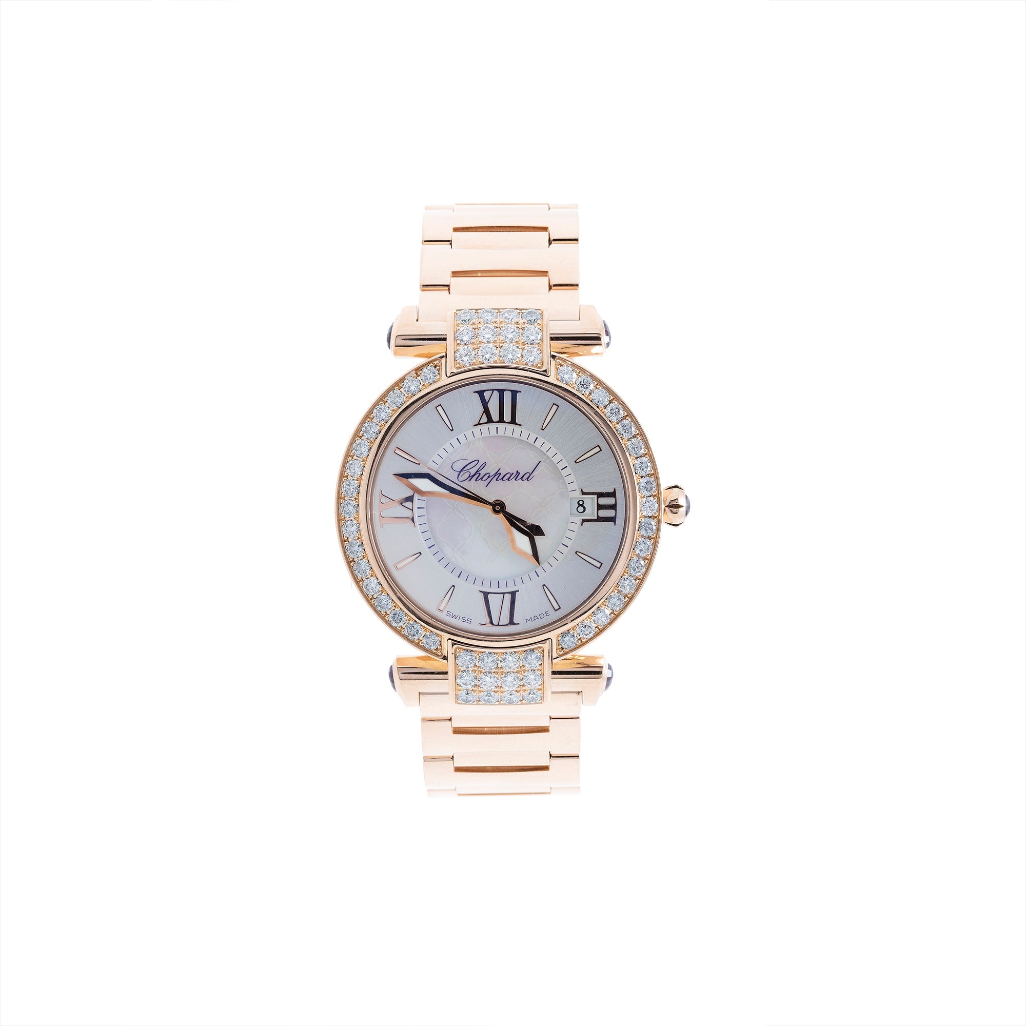 Chopard 18k Rose Gold & Diamond Imperiale Watch w/ Box & Papers