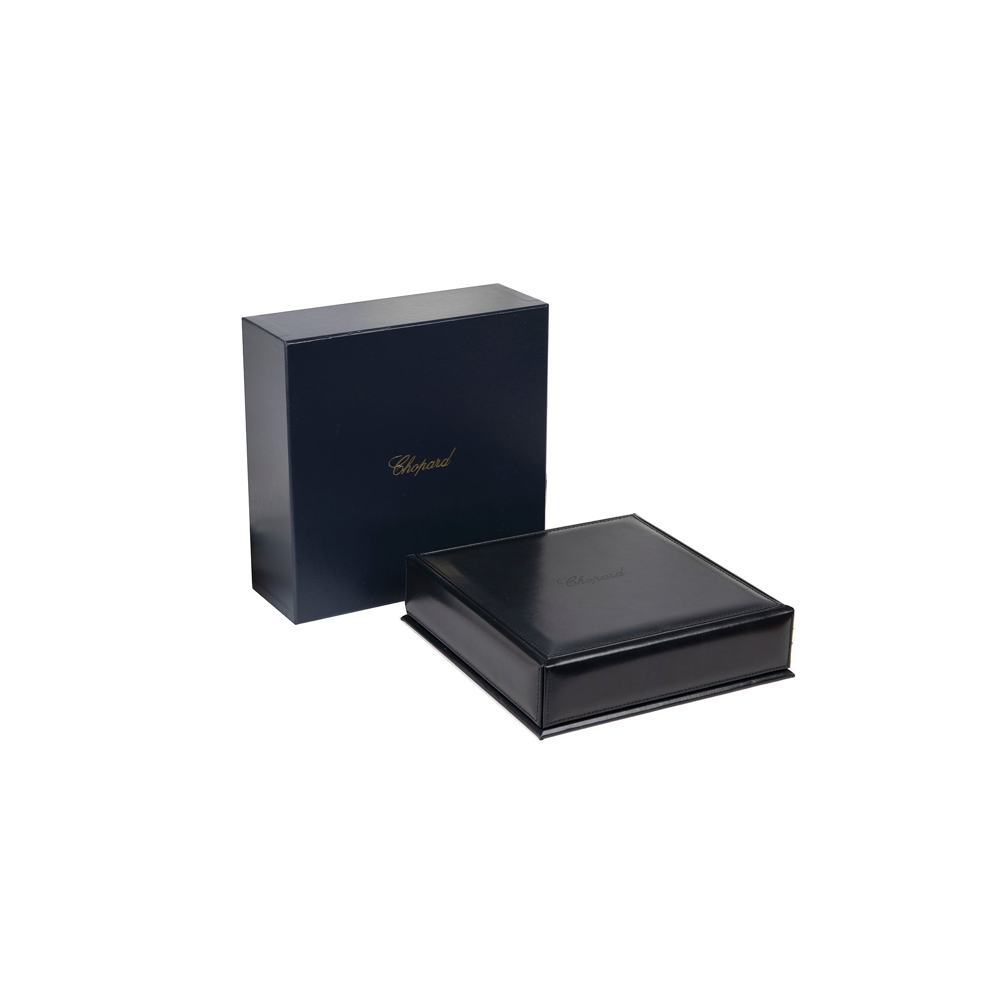 Chopard 18k Rose Gold Happy Hearts Diamond Necklace w/ Box