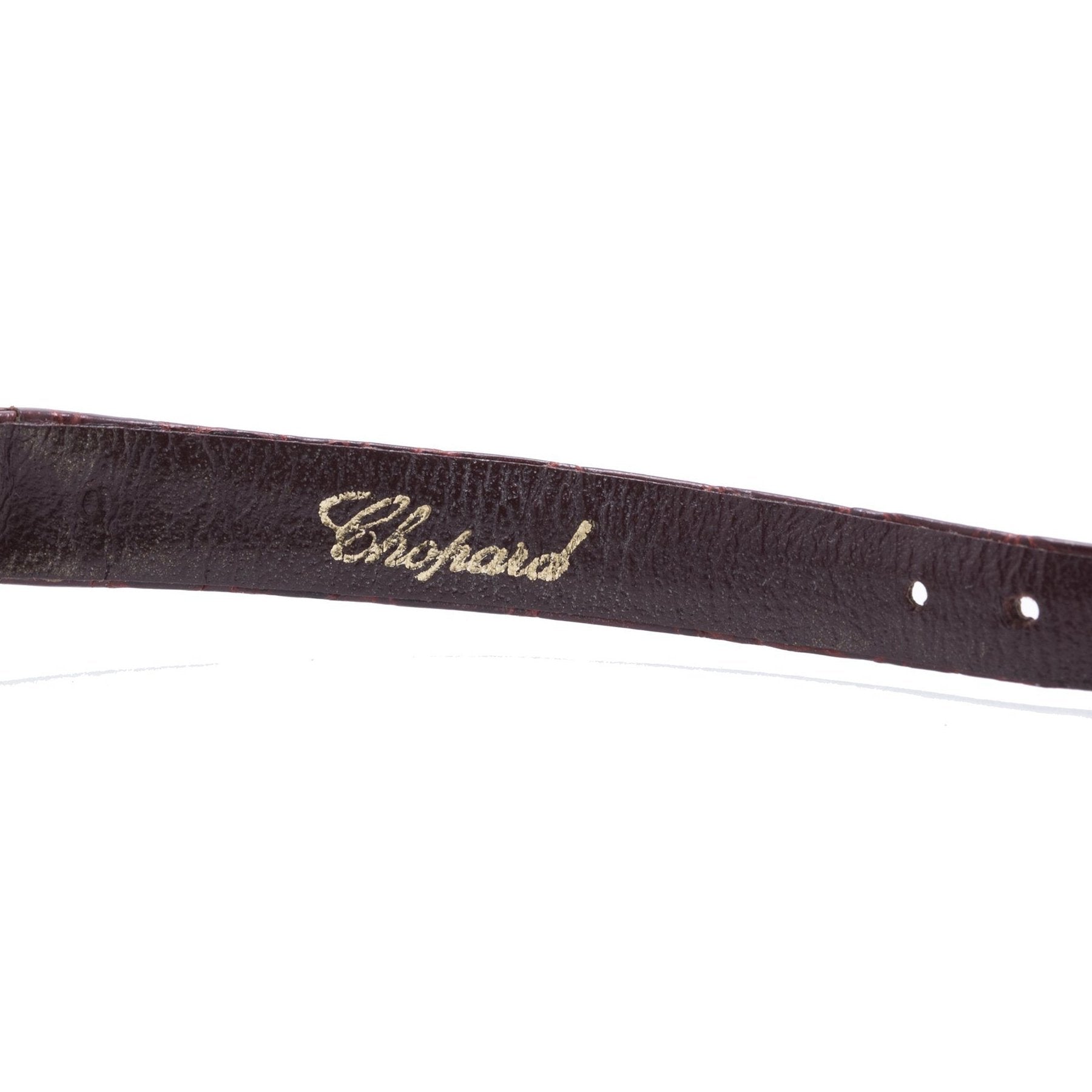 Chopard 18k White Gold Happy Diamond Watch