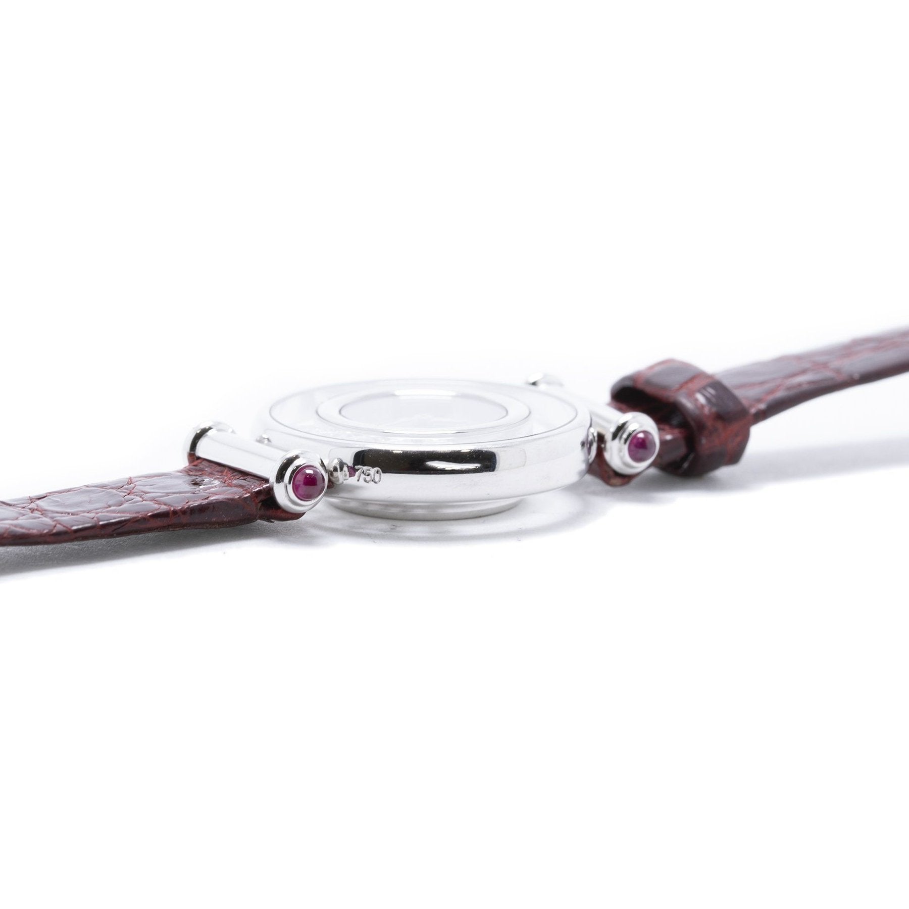 Chopard 18k White Gold Happy Diamond Watch