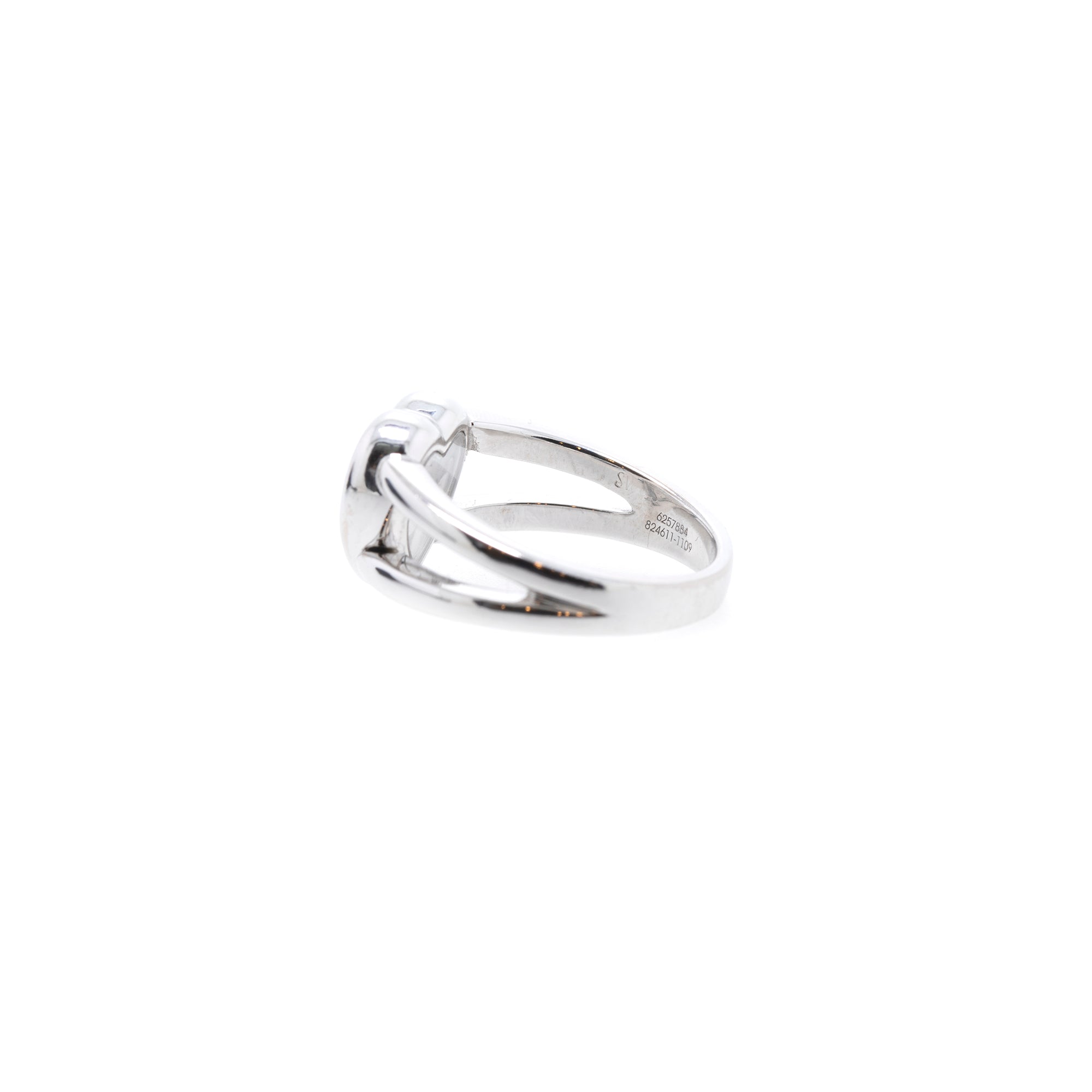 Chopard 18k White Gold Happy Diamonds Heart Cocktail Ring