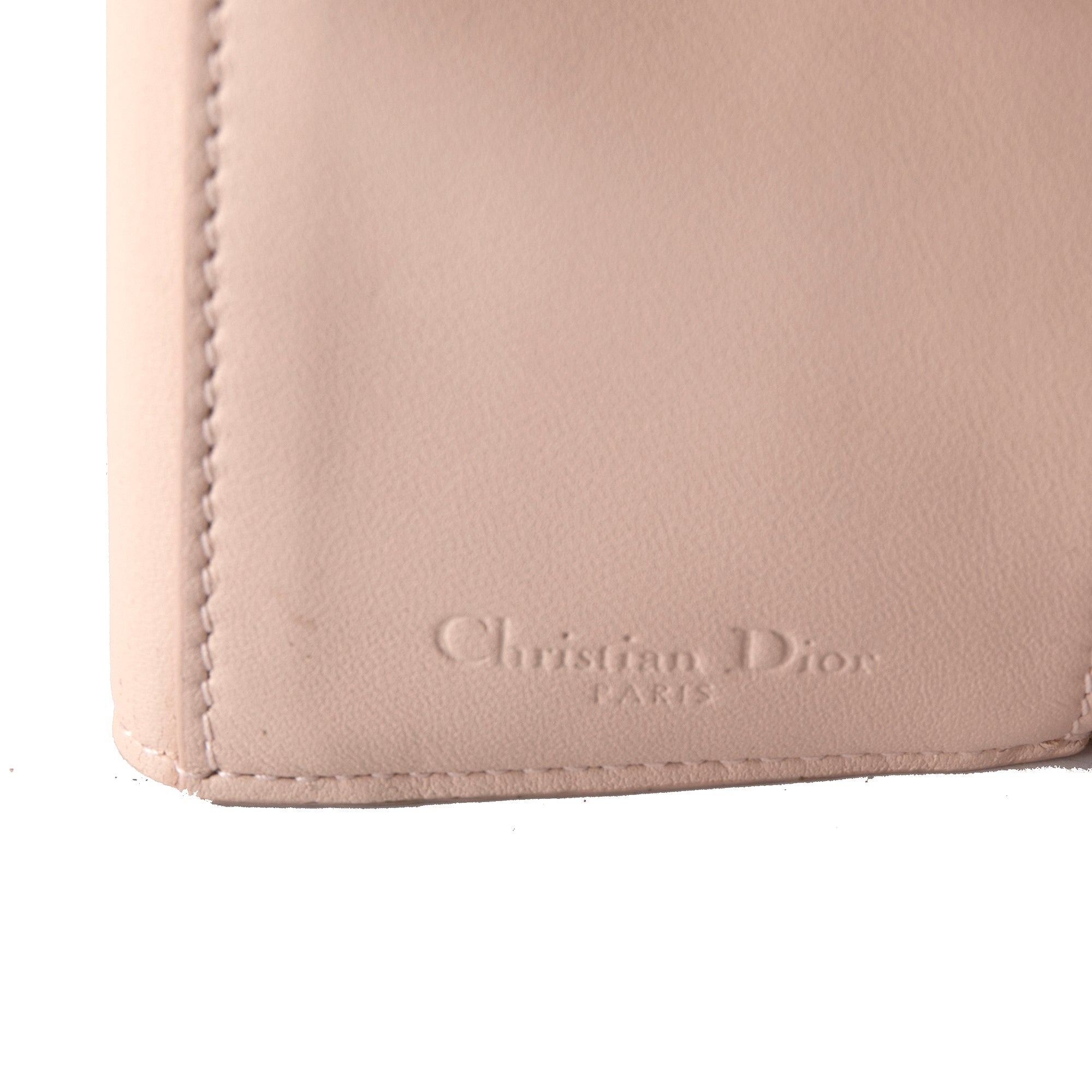 Christian Dior 2020 Cannage Lambskin Lady Dior Lotus Wallet