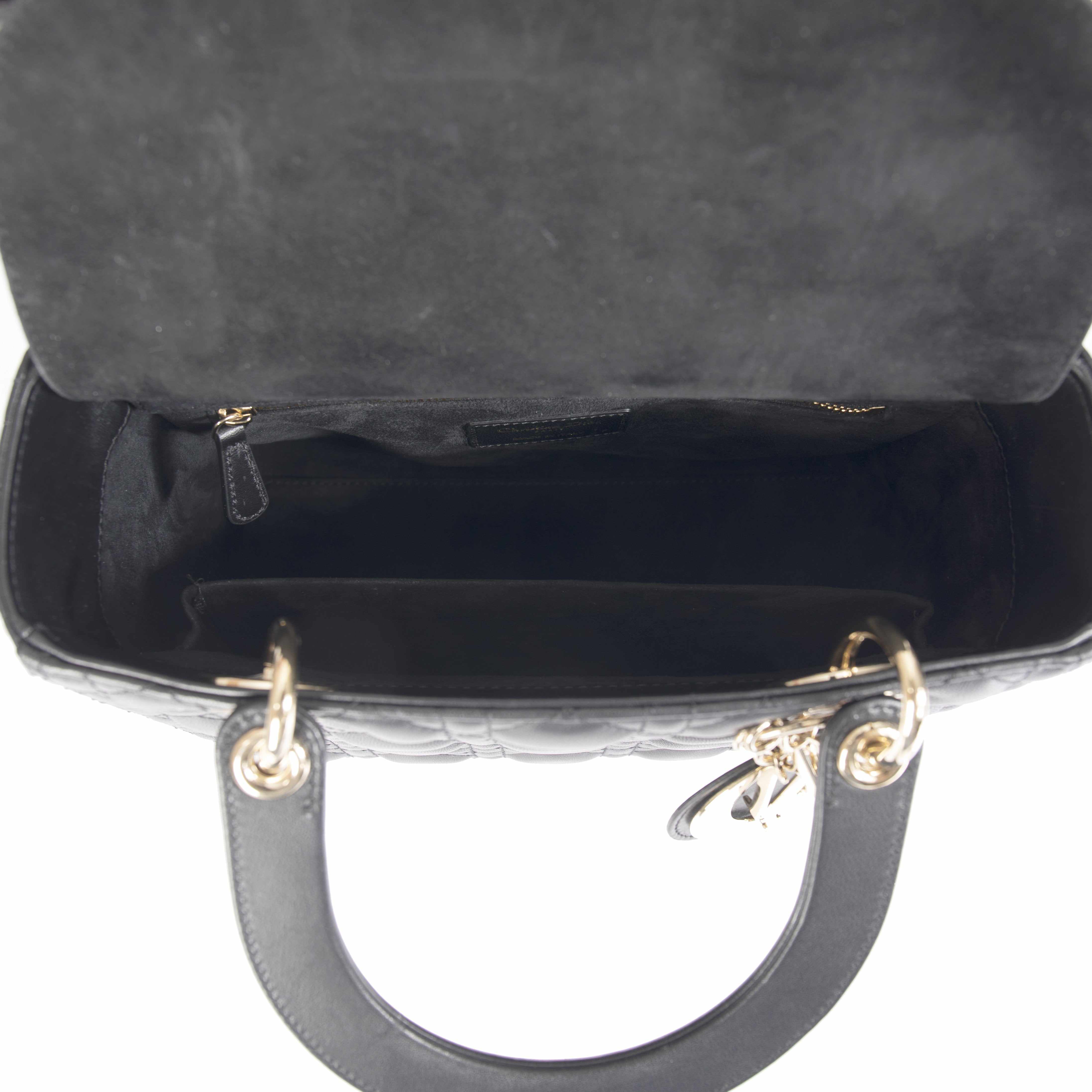 Christian Dior 2020 Medium Lady Dior Bag w/ Box & Authenticity Card